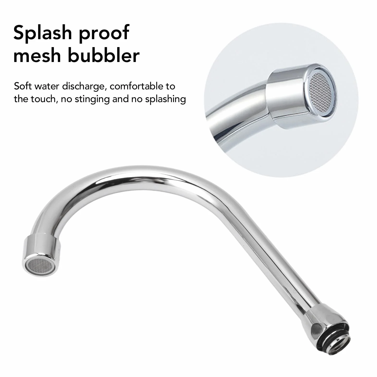 Grifo de Pedal Sin Contacto, Grifo Mezclador de Agua Fría Y Caliente para Montaje en Suelo, para Fregadero de Cocina, Dispositivo de Lavado de Manos de Laboratorio, Lugar Público