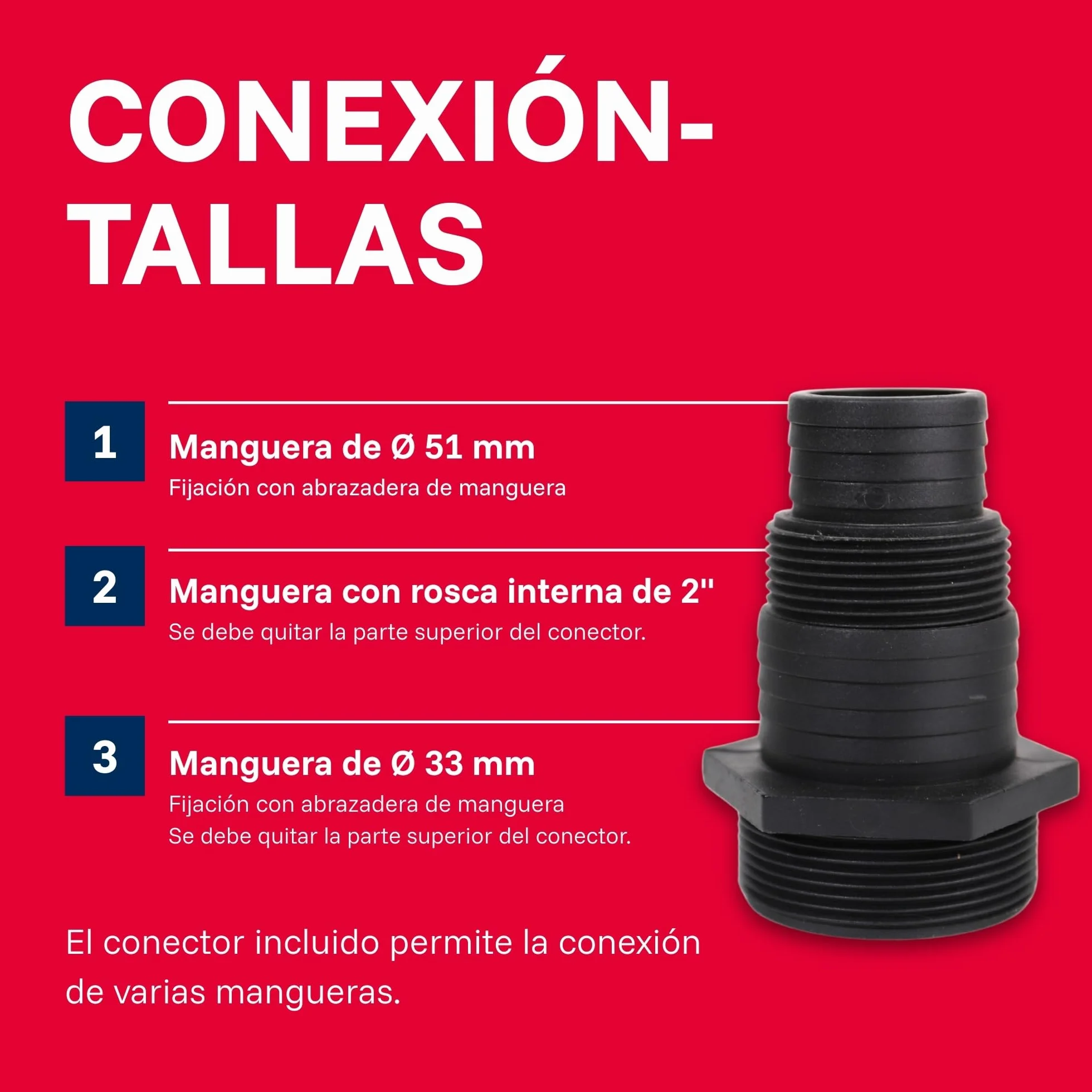 T.I.P. 30171 Bomba sumergible para aguas residuales Extrema 500/13 PRO de acero inoxidable 30 000 l/h