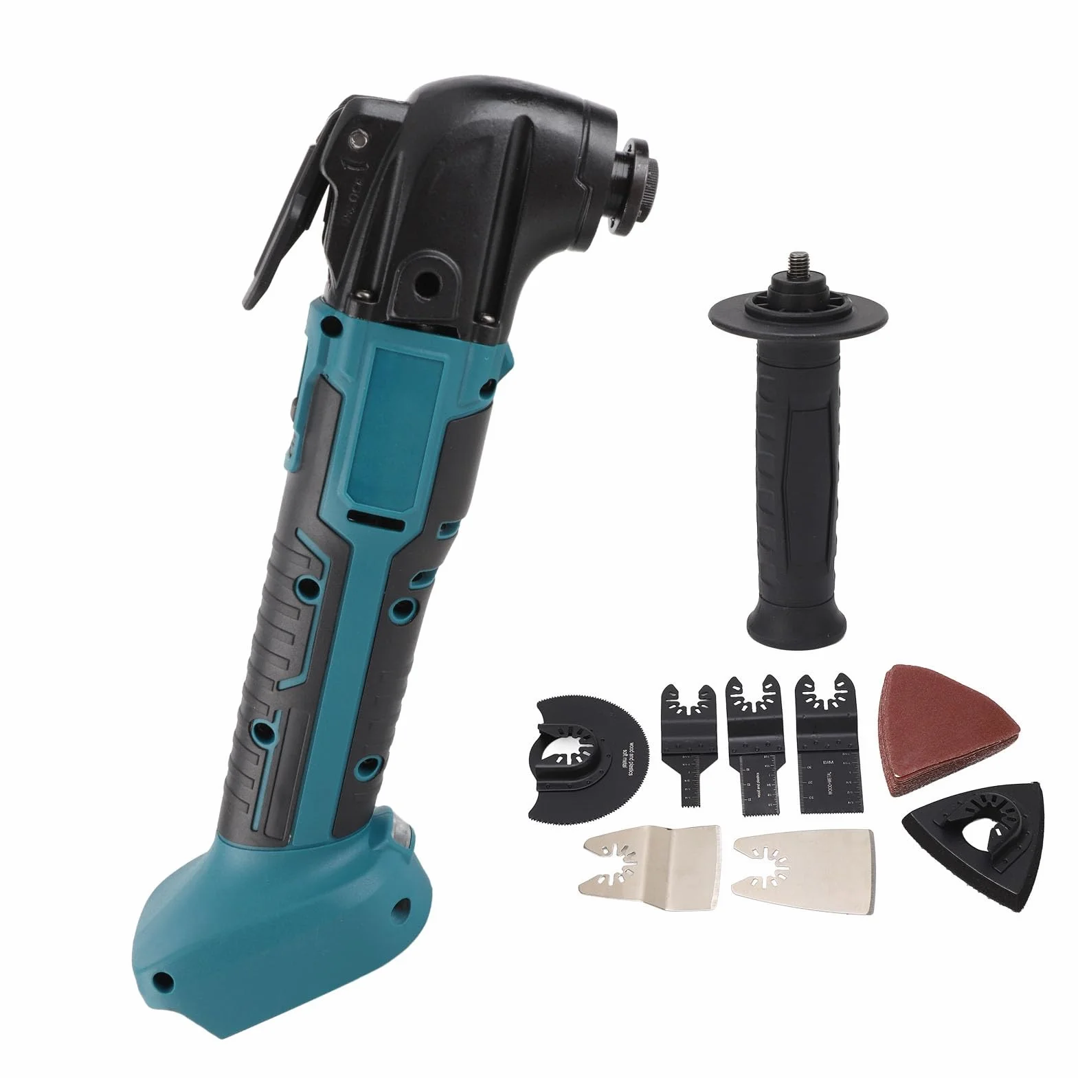 Generic Kit de Herramientas Múltiples Oscilantes Sierra Oscilante Inalámbrica de 6000 20000 Rpm para Batería de Litio Bl1830 Bl1840 Bl1815 Bl1815N de 18 V