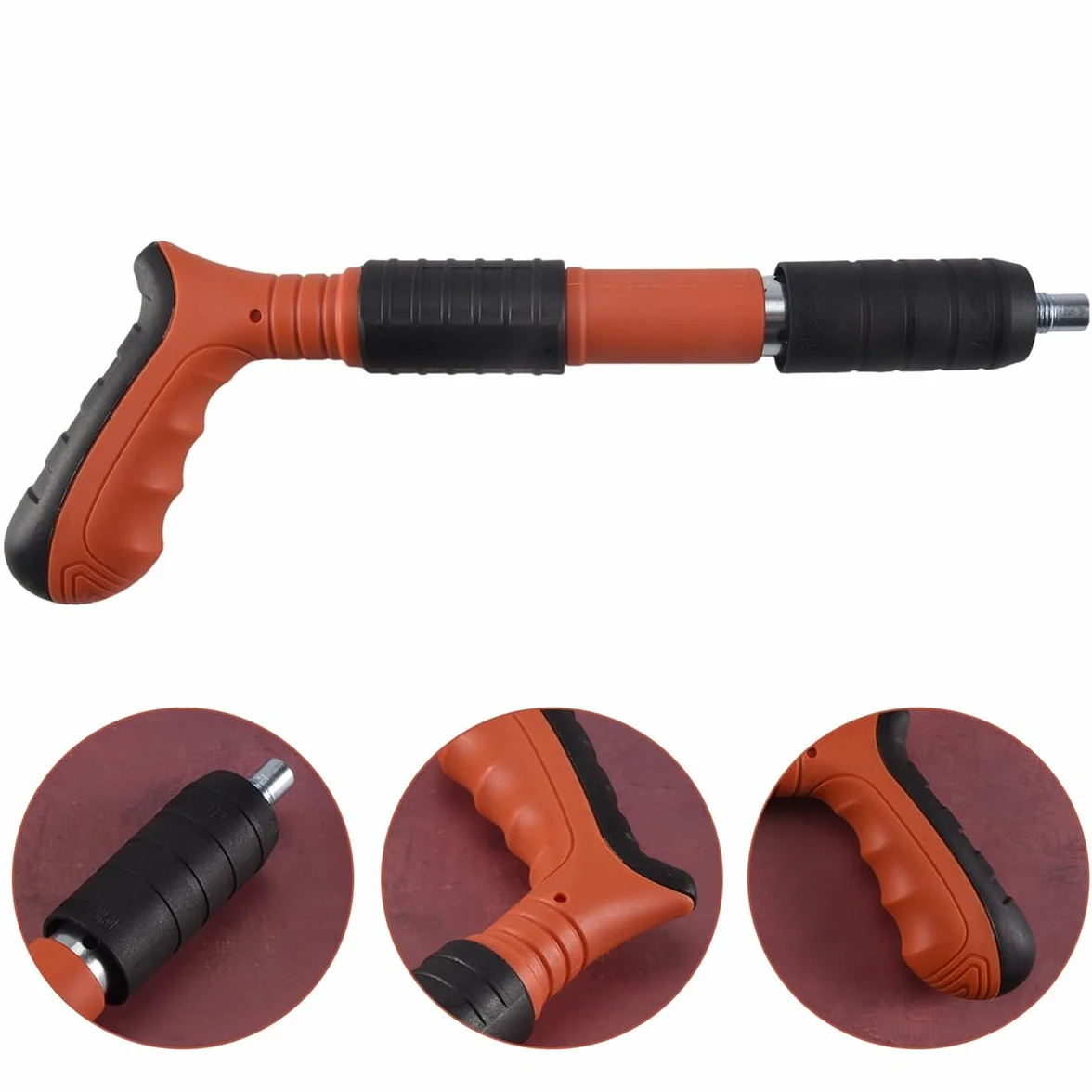 Mini herramienta clavadora manual para clavar, herramientas de fijación de aire ajustable, pared de cemento para carpintería