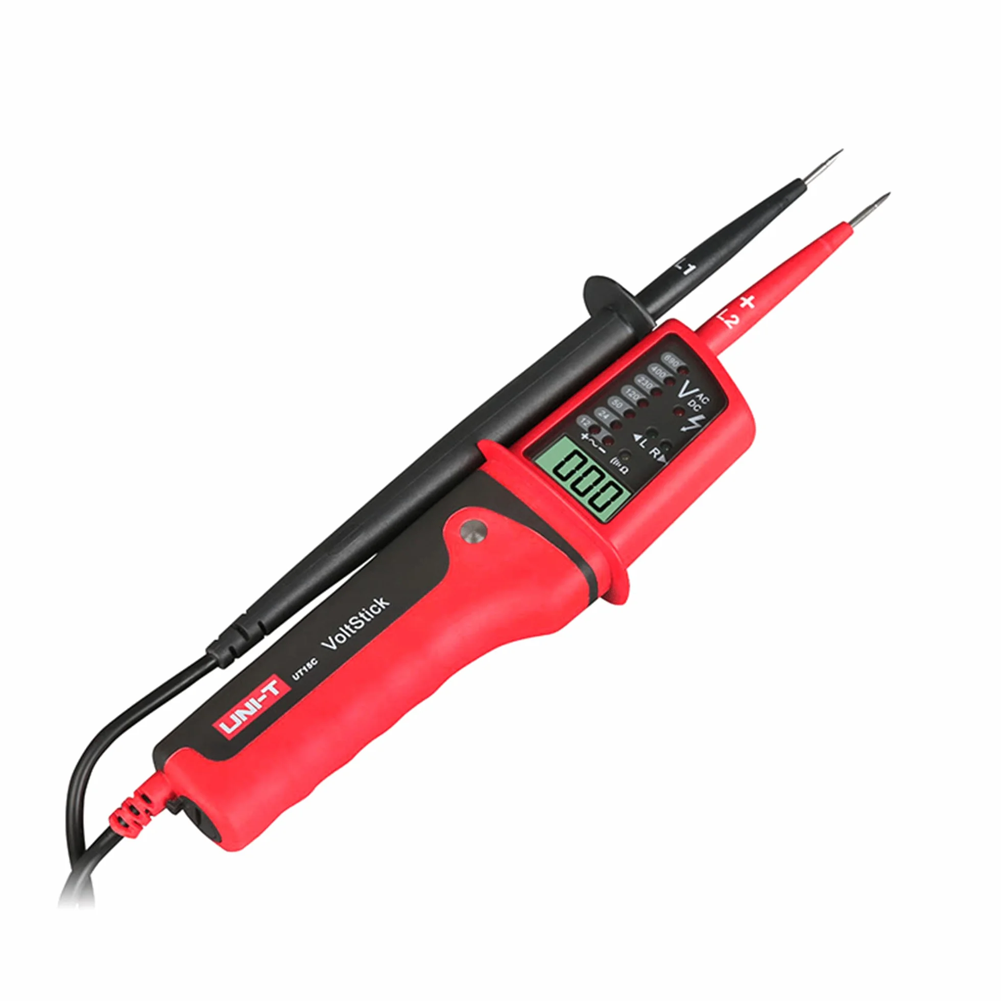 UNI-T, UT15C, MIE0116 Probador de voltaje impermeable, probador electrónico