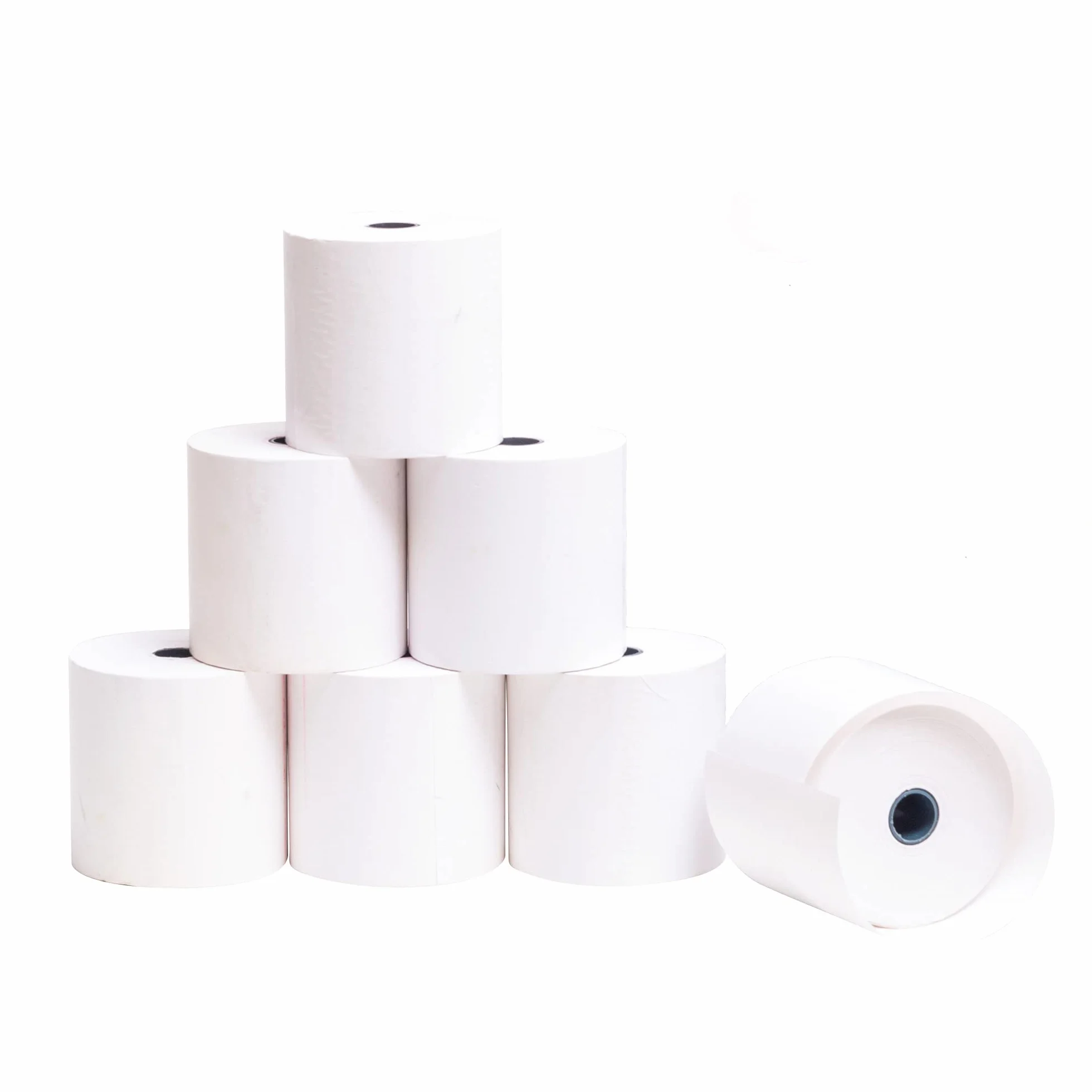Rollos Papel Térmico 80x80x12 mm para Sumadora Impresora TPV, Sin Bisphenol A (8 unidades)
