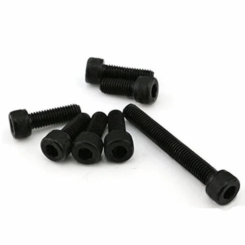 Tornillos de hombro hexagonal de tornillo M7 / Tornillo Tornillos de acero inoxidable Negro DUO ER (Dimensions : M7x180mm 1pc)