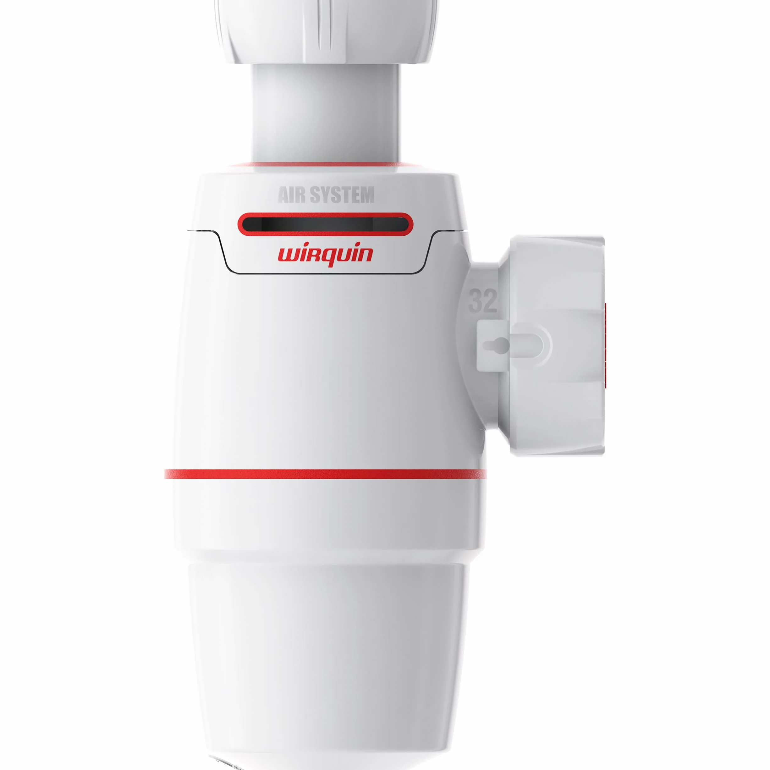 Wirquin Neo Air D32 Sifón para Lavabo Blanco 14.5x9.2x6.9 cm