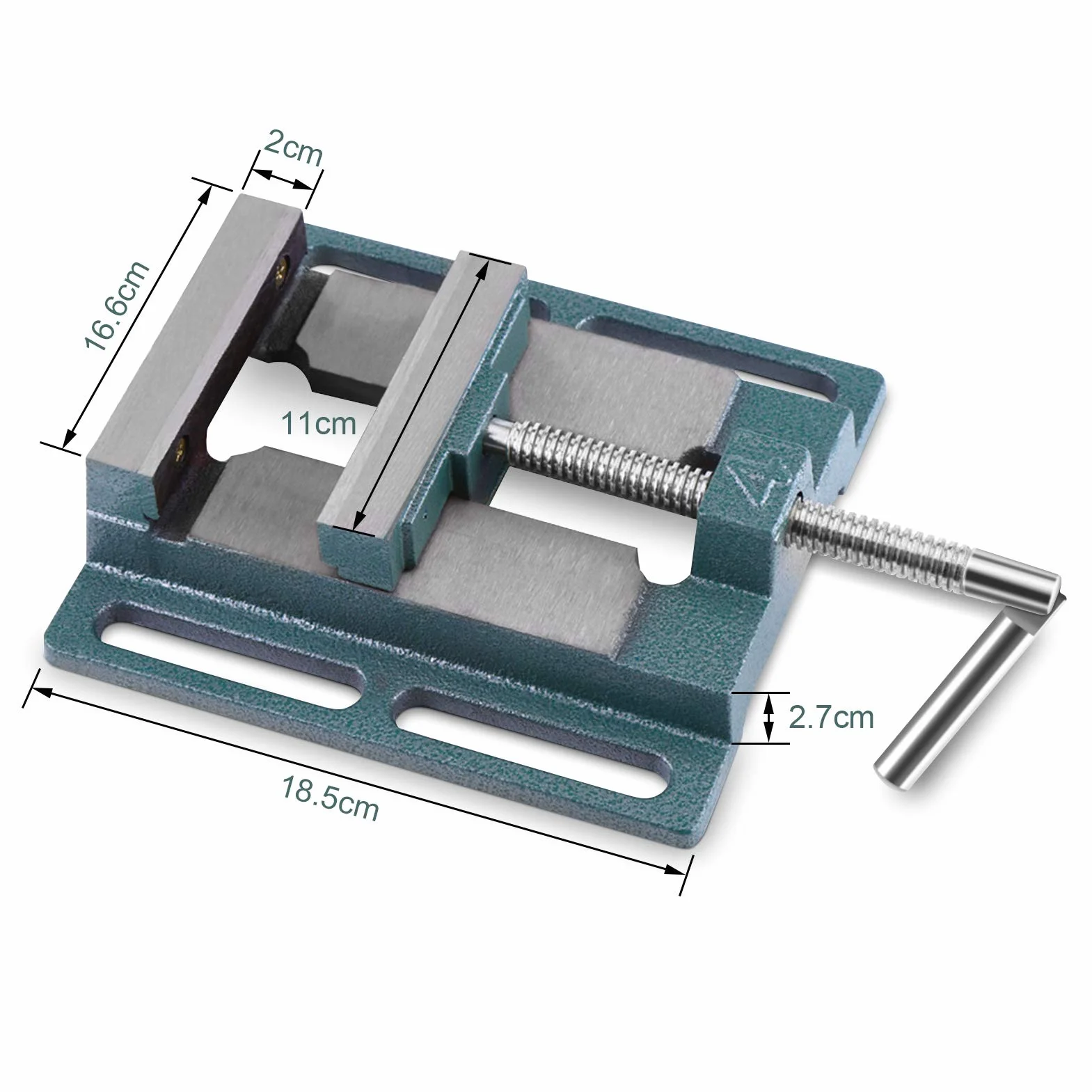 Tornillo de banco de máquina, tornillo de banco de taladro, tornillo de banco de maquinista, 1 pieza resistente de 4 pulgadas de tamaño de apertura, prensa de taladro de fresado, abrazadera de