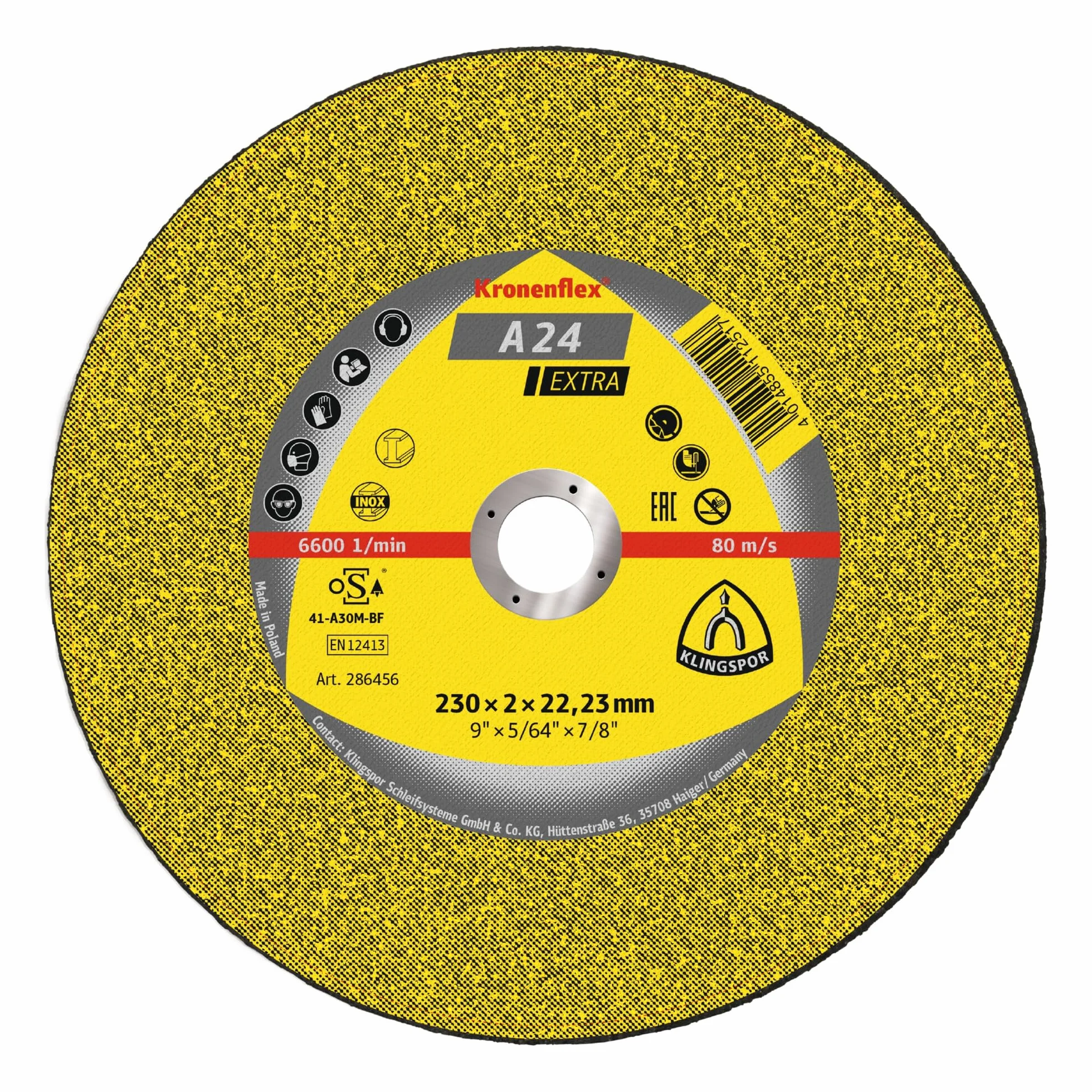 A 24 EX - Disco de tronzar metal