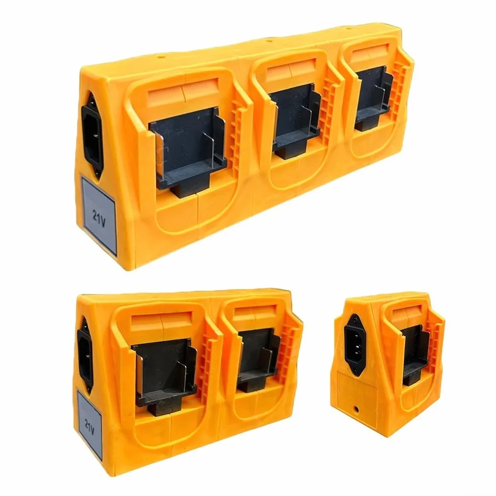 Adaptador de batería de 246 ranuras para BL1830 BL1840 BL1850 BL1860 con soporte de batería múltiple compatible con herramientas eléctricas y equipos que necesitan una solución de adaptador de cable