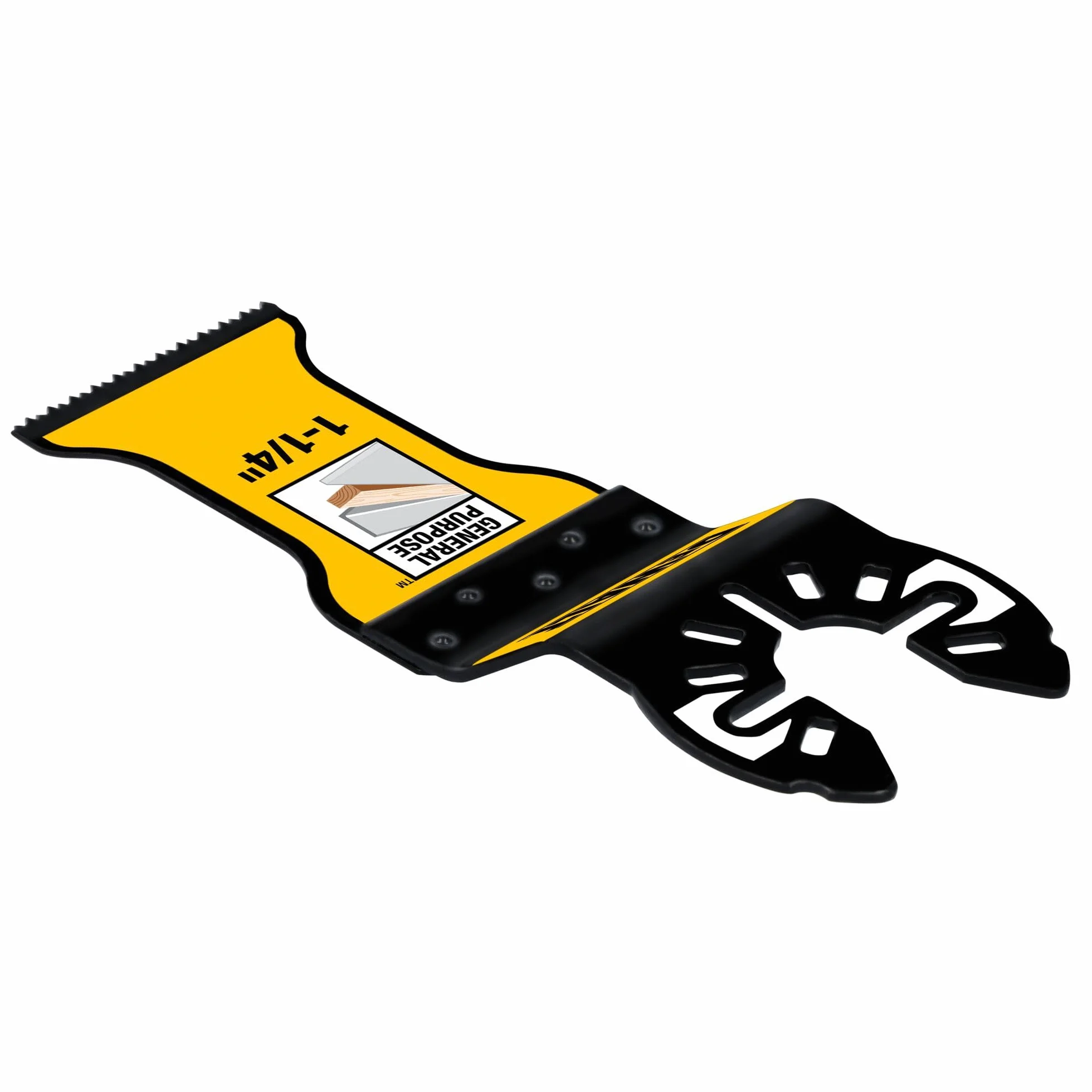 DEWALT Cuchillas oscilantes para madera con clavos, paquete de 3 (DWA4203-3), color negro