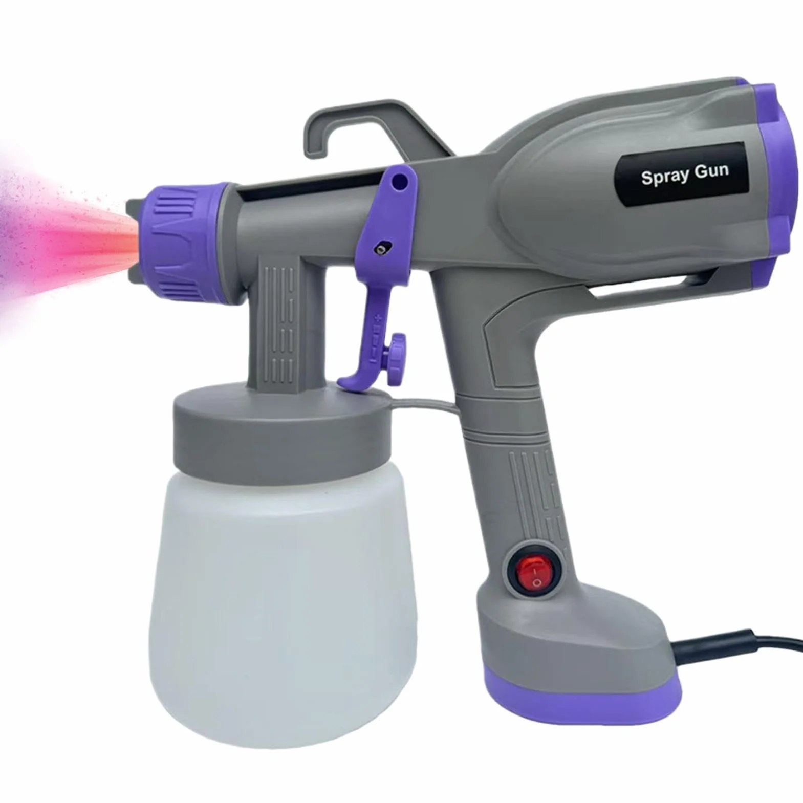 Pulverizador Eléctrico De Pintura Para Hogar Con 5 Boquillas y Cable, | Máquina Eléctrica Pintura Pulverizadora Para Cobertizo Pared Techo Armario Jardín Y Proyectos Bricol