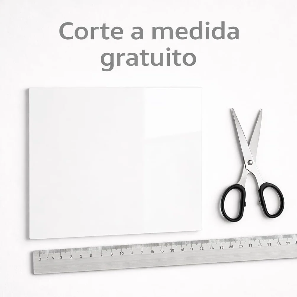 Metacrilato blanco corte a medida preciso – Grosor 3 o 5 mm – Acabado mate o brillo – Cantos pulidos diamante – Decoración, bricolaje, manualidades y rotulación (3mm brillo opal 80x40)