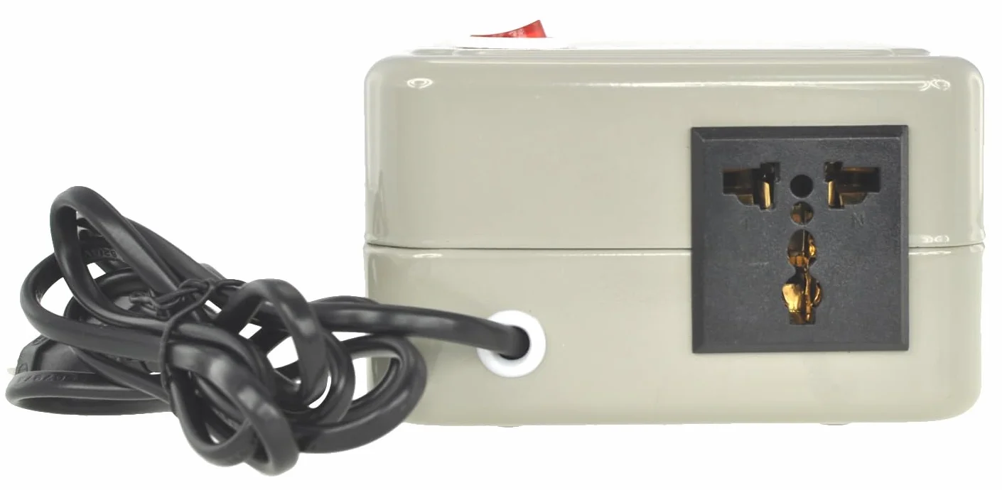 Mlink Transformador de Voltaje 220V a 110V 500W Toroidal Senoidal con Enchufe Universal para Dispositivos USA
