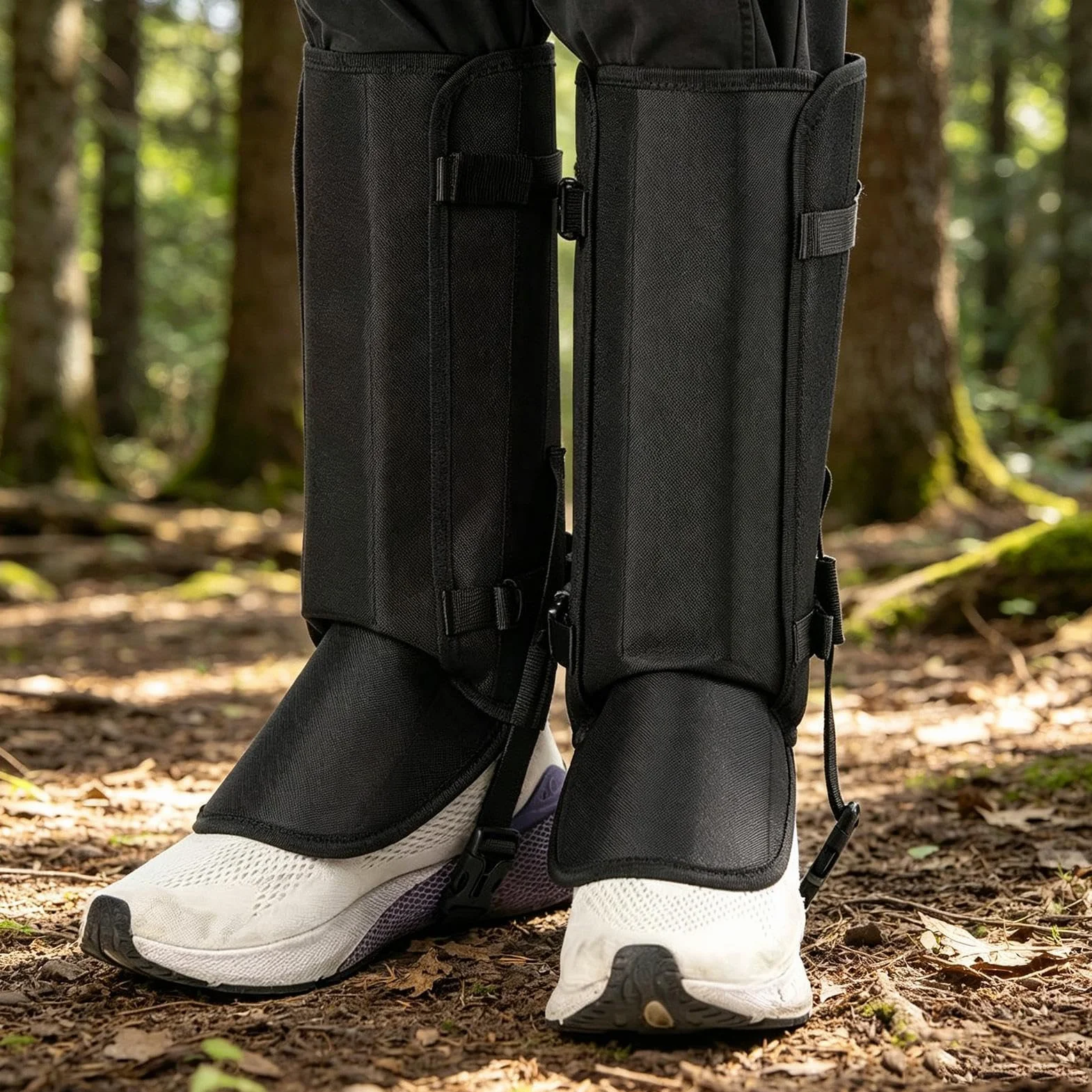 Polainas Anticulebra,2 Piezas de Escudo Antimordeduras para Exterior | Polainas para Running en Senderos,para Senderismo Pesca Escalada Running Camping Trabajo Jardín Campo