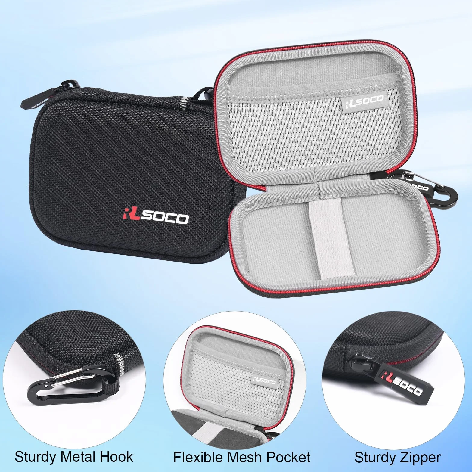 RLSOCO Funda para PlaudNote Pro/Note Grabadora de Voz AI - Negro