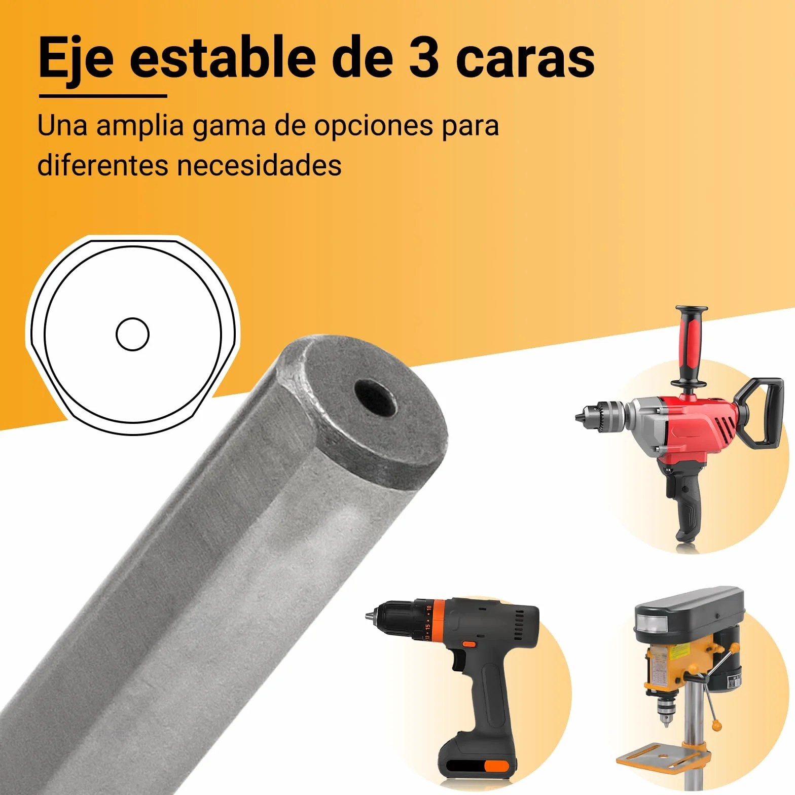 Avellanador Para Metal y Madera M35 Cobalto Ø 6,3-20,5 mm | 6pzs HSS-E 90° Brocas Avellanadoras con 3 Caras para Acero Inoxidable, Cobre, Aluminio y Plástico