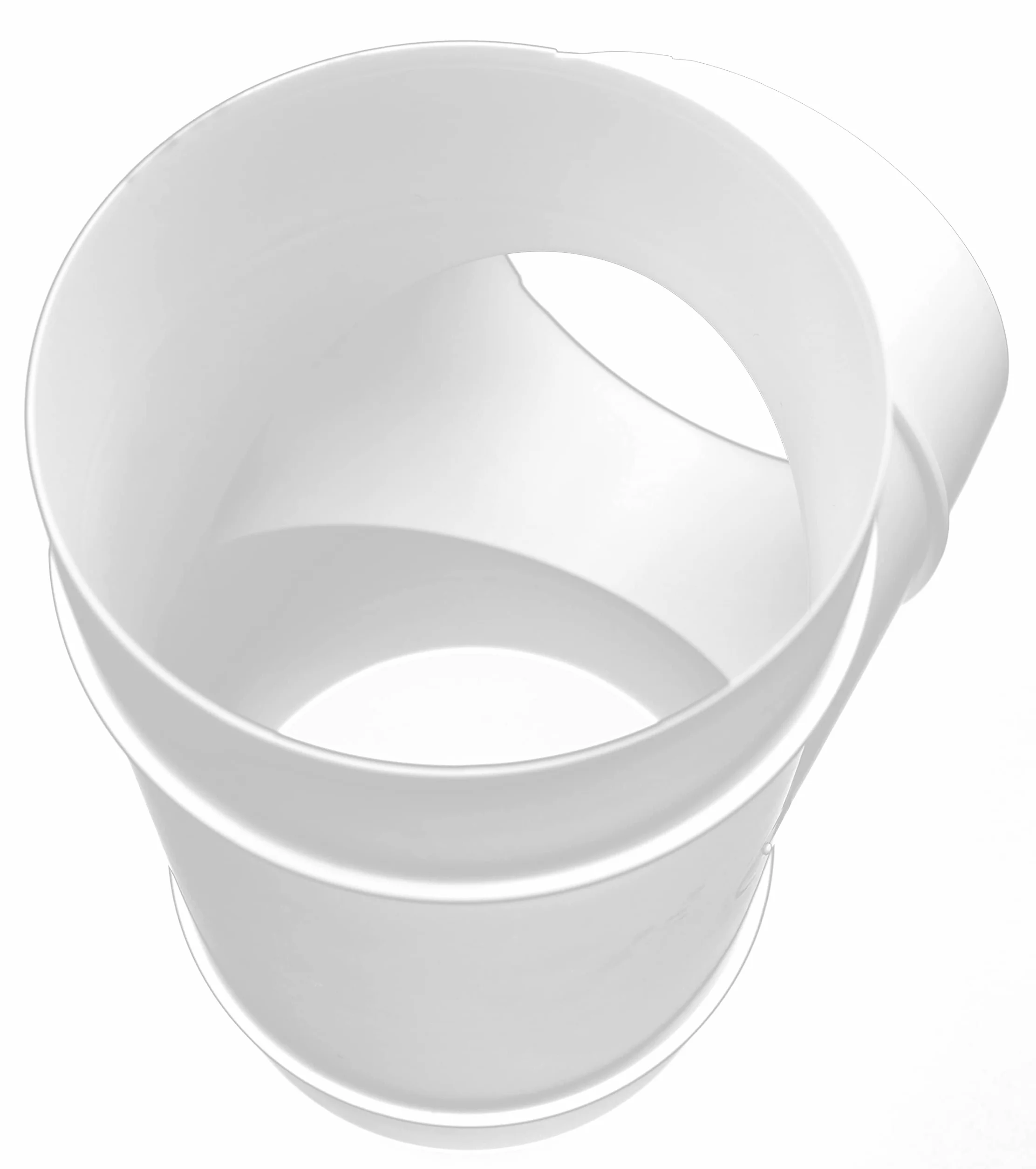 H&C VENT 100mm Conector Pieza en T para Ventilación │ Tubo Aire Acondicionado PVC │ Para Tubería Flexible o Sólido │ Conector de Manguera │ Extractor de Baño Cocina Tubo Rejilla Secadora Ventilador