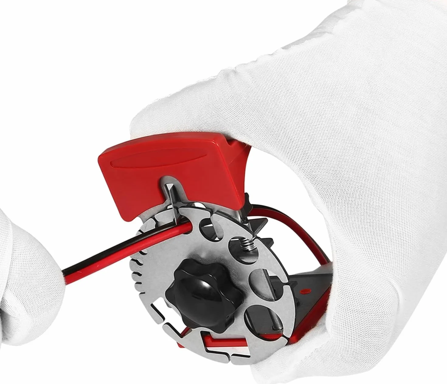 Pelacables Mano Universal,Peladora Manual Alambre De Cobre Herramienta,Pelacables Multifuncional Profundidad De Corte Ajustable,para Pelar y Cortar Cables 2 en 1 Para Cables de Diferentes Diámetros