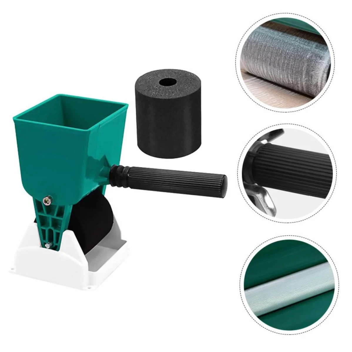 OSALADI Aplicador manual de pegamento para madera, rodillo de pegamento para madera, práctico rodillo de pegamento manual, ajustable, recubierto manual, distribuidor de pegamento pequeño