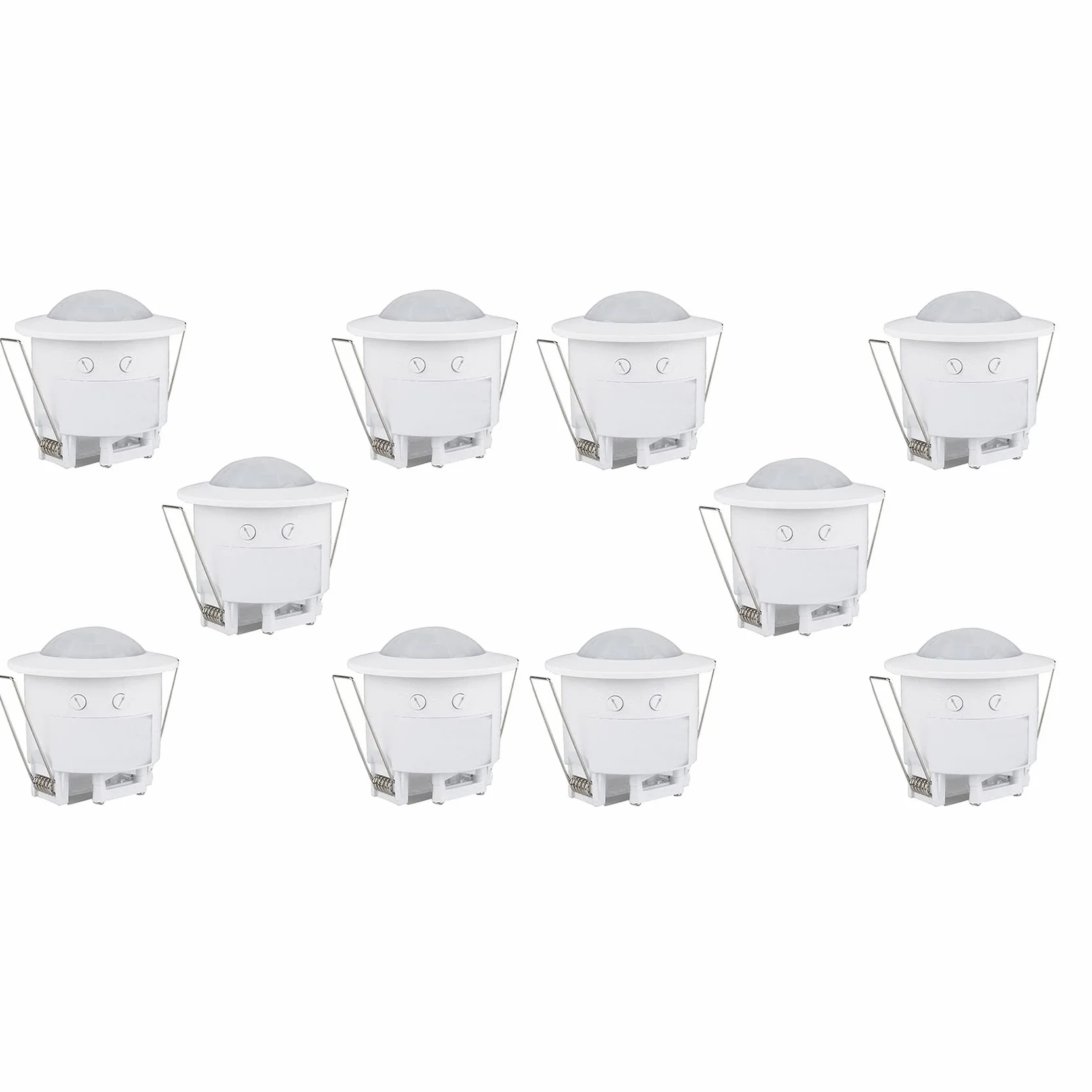 10X 110V-220V 360° Infrarrojos Empotrable Techo PIR Sensor de Movimiento Interruptor de Luz
