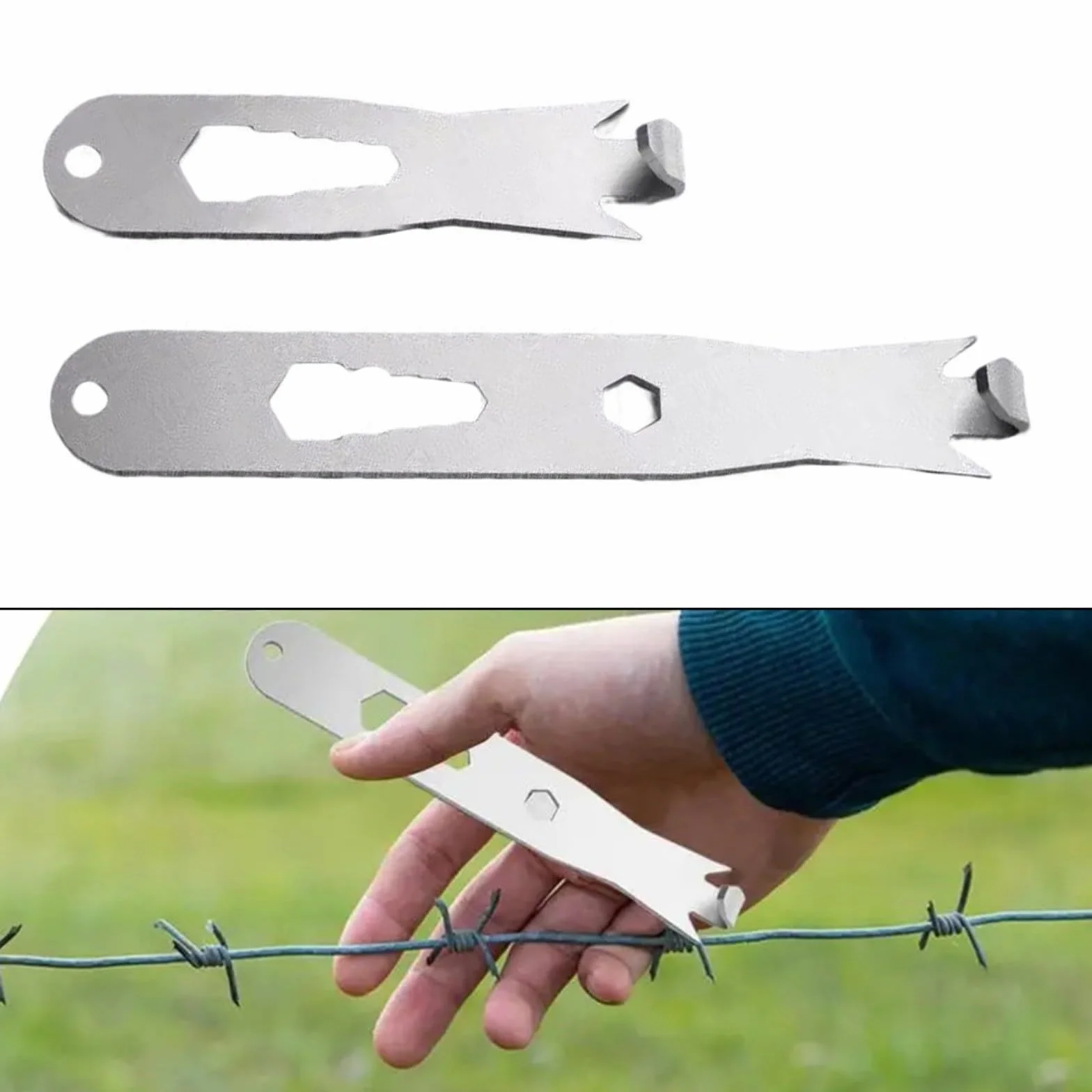 Twister de alambre profesional para hilo de acero eléctrico, para mano de acero inoxidable para reparación de cercas de granja y jardín (D)