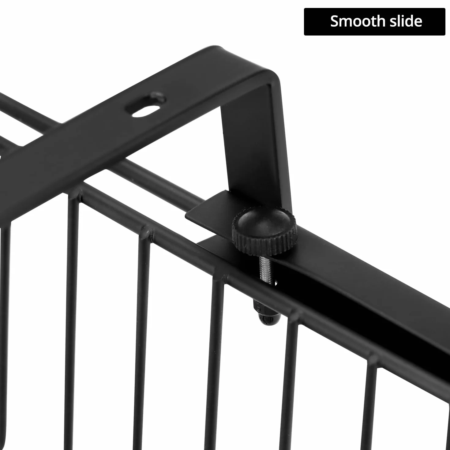 QWORK Cajón debajo de la mesa de metal capacidad de carga 5-10 kg para oficina cocina