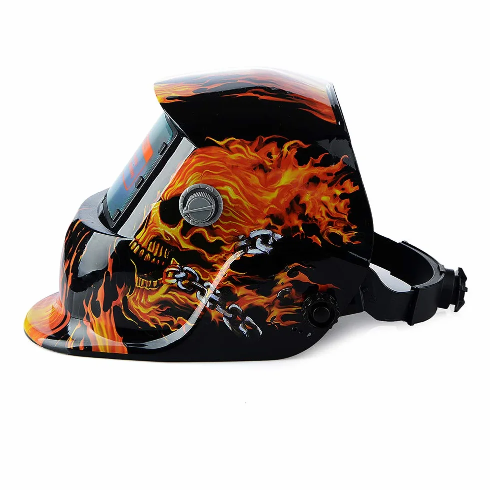 Soldadores MáScara Máscara de soldadura Mascarilla solar de soldadura Automática Automática Solar Auto Darking Ajustable Mascarilla eléctrica Máscara de soldadura Accesorio de soldadura Careta Soldar