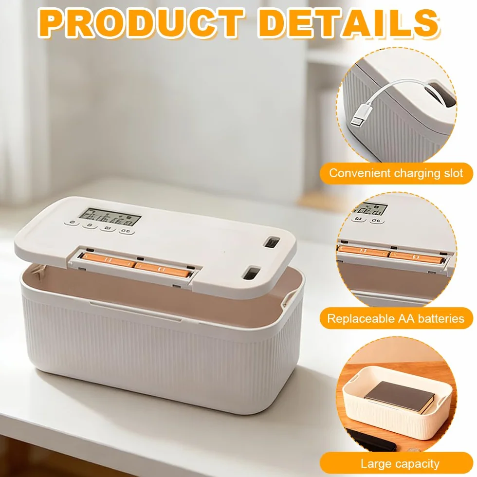 Caja de Seguridad con Temporizador Timed Phone Lock Box 2 Modos de Trabajo para Teléfono Móvil
