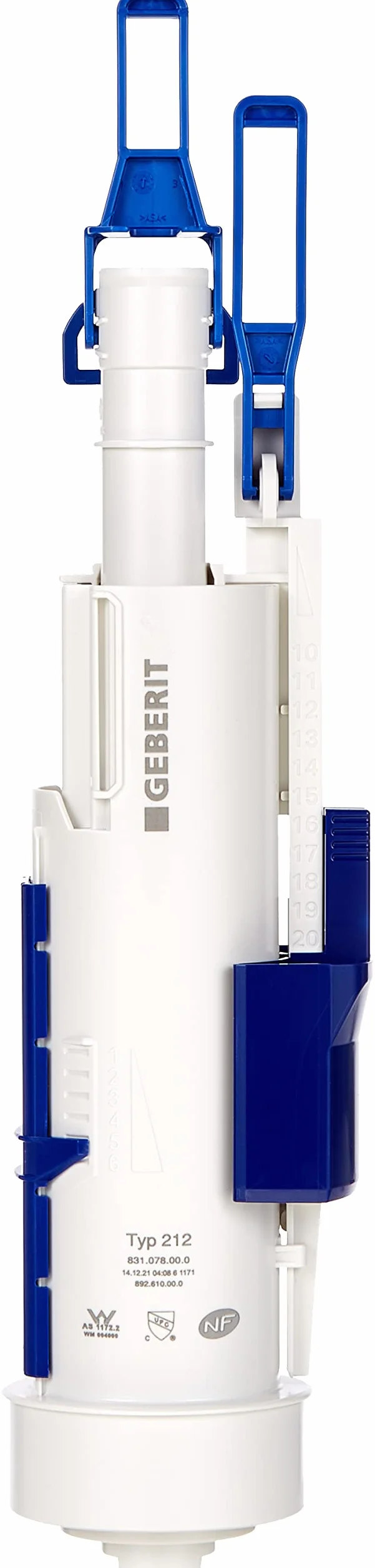 Geberit Set empotrado tipo 212 para UP-SPK construido después de 2002, 244821001 || compatible con cisterna, multicolor