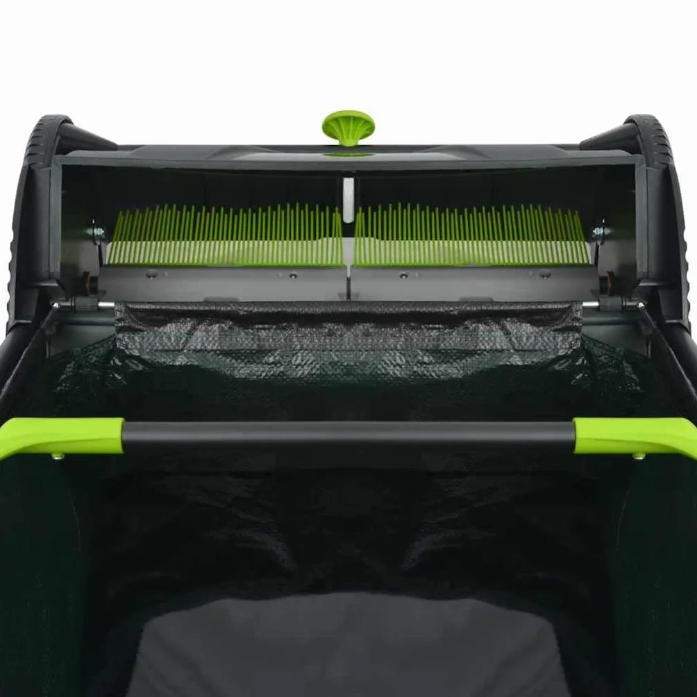 vidaXL Barredora Ligera de Jardín Bolsa de Basura 103 L Colores Negro y Verde