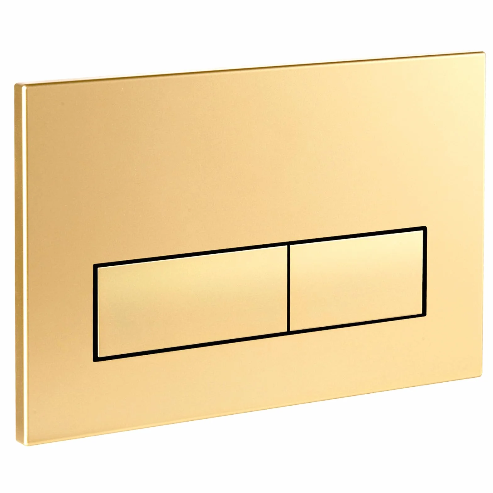 Empyreal placa actuador reemplazo panel frontal de cisterna de inodoro, con juego de varillas de descarga y marco de fijación, para Geberit Sigma 01,20,30, descarga doble(Oro Mate)