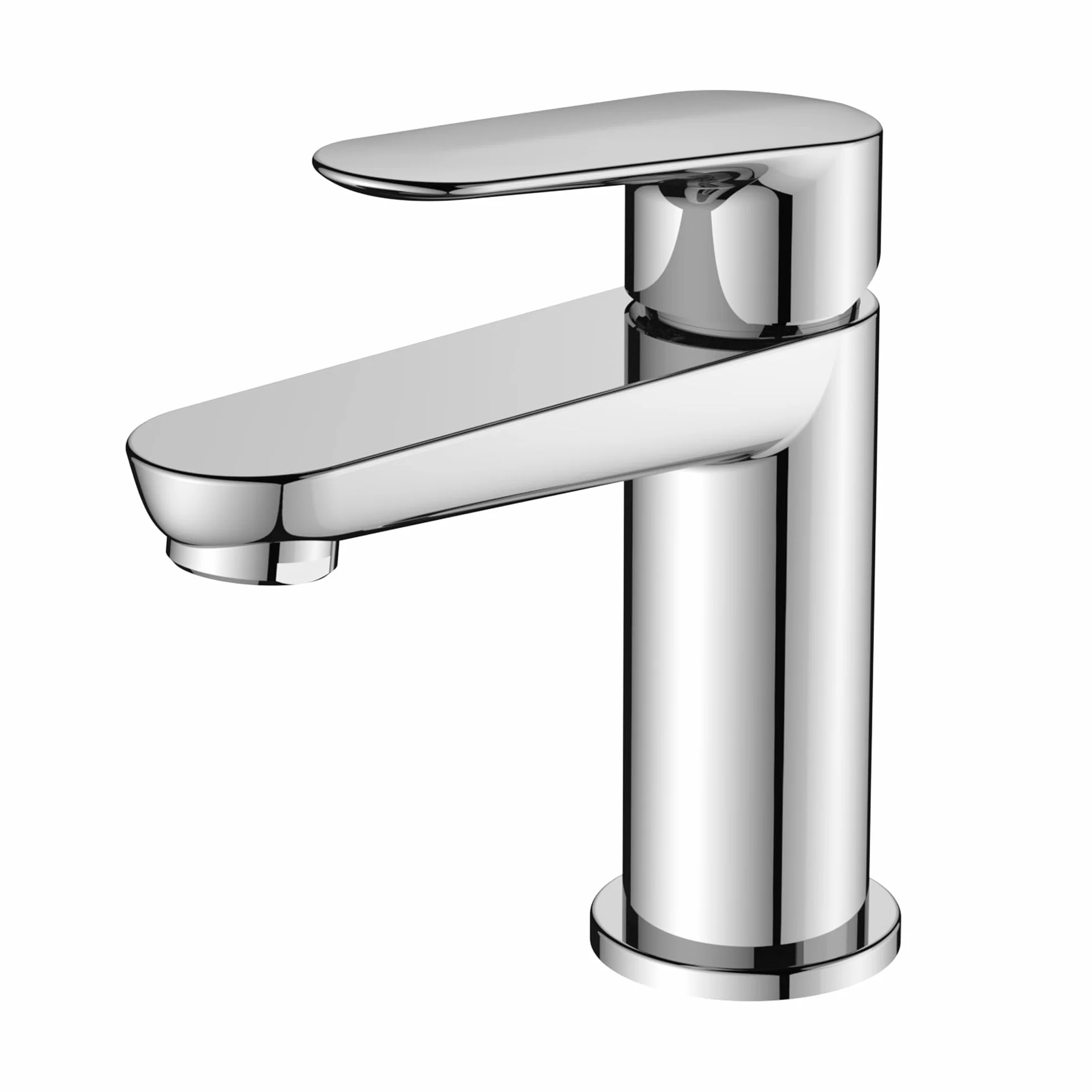 BELZ Grifo de Baño, Grifo de Baño Monomando para Lavabo, Grifo Mezclador de Latón Sólido, Ahorrador de Agua y Duradero, Cromado