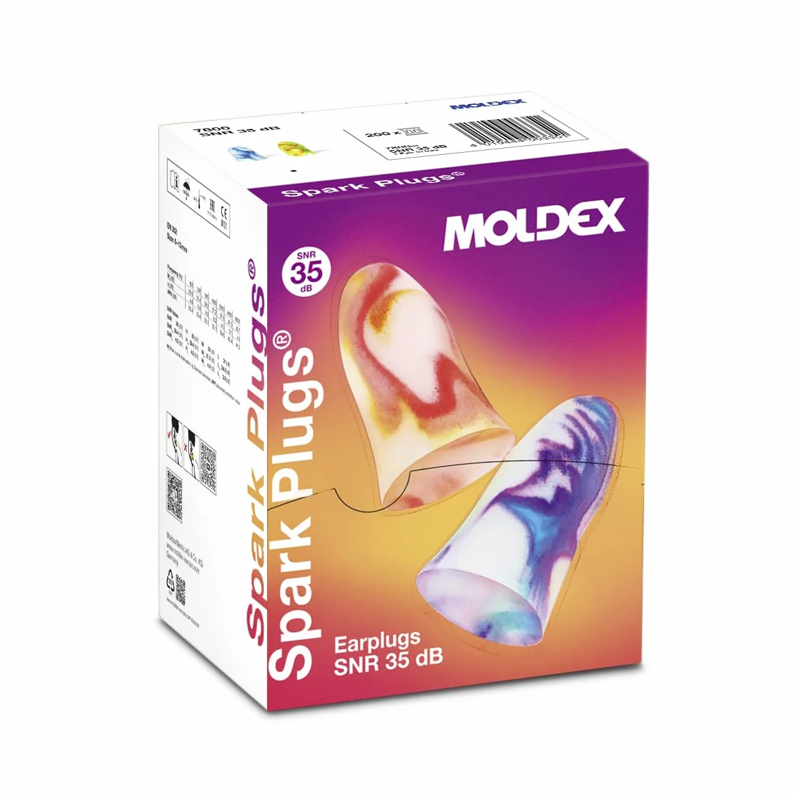 Moldex 7800 Tapones para los oídos 35 dB 200 pares