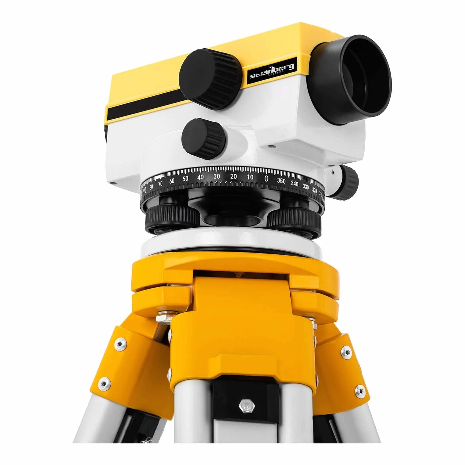 Steinberg Systems Nivel Óptico Para Topografía SBS-LIS-32/40 (Con trípode y mira, 32 aumentos, Lente 40 mm, Desviación 1 mm, Compensador amortiguado por aire)