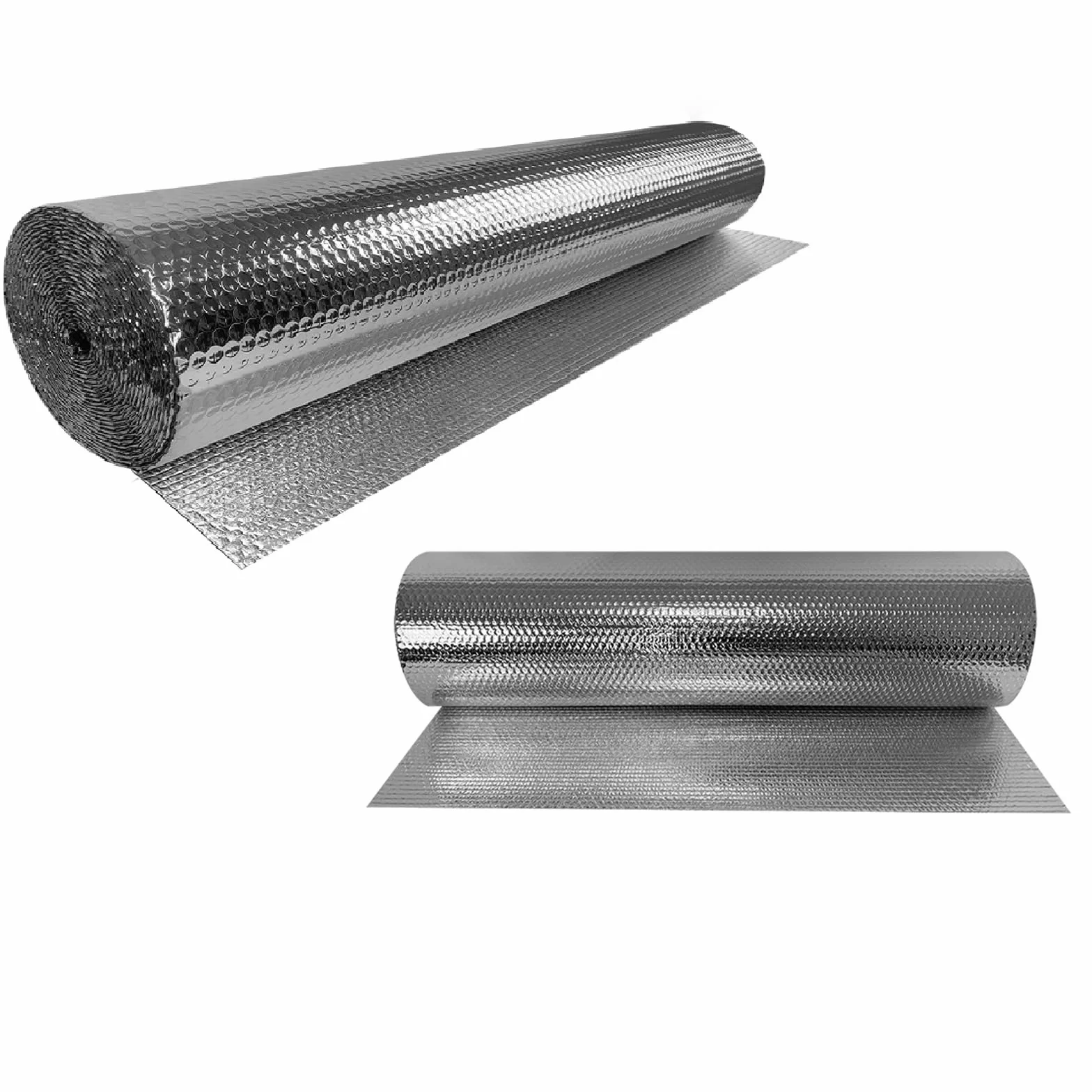 FIVMEN Lámina aislante de 1 x 30 m, lámina reflectante para calefacción, 3-4 mm, doble aluminio, lámina aislante reflectante para radiadores, suelo, pared, techo, ventana