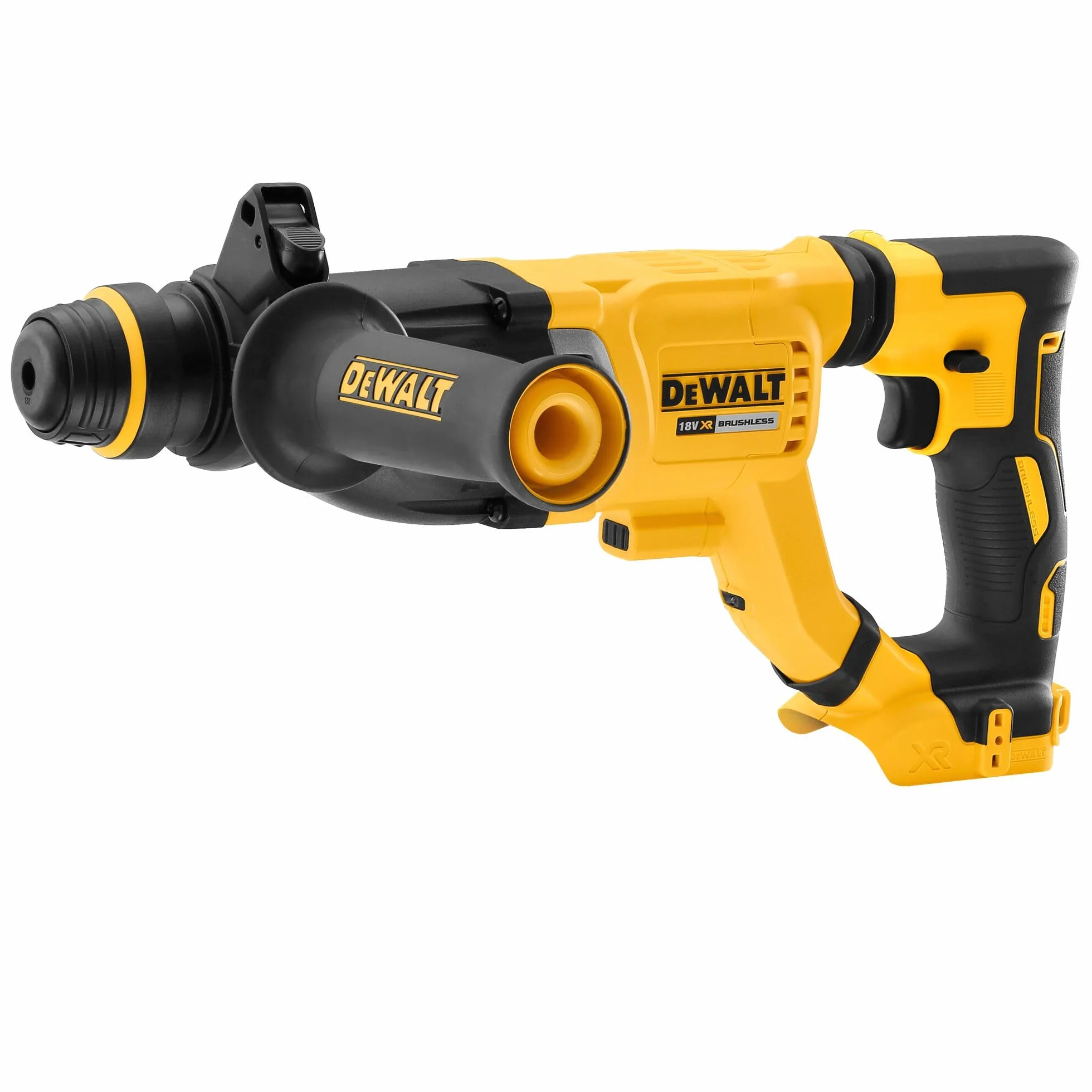 DEWALT DCH263N-XJ - Martillo combinado Dewalt SDS-plus XR de 18V, Motor sin escobillas para diversas aplicaciones de perforación y trabajos de cincelado ligero, 3J, No incluye batería ni cargador.