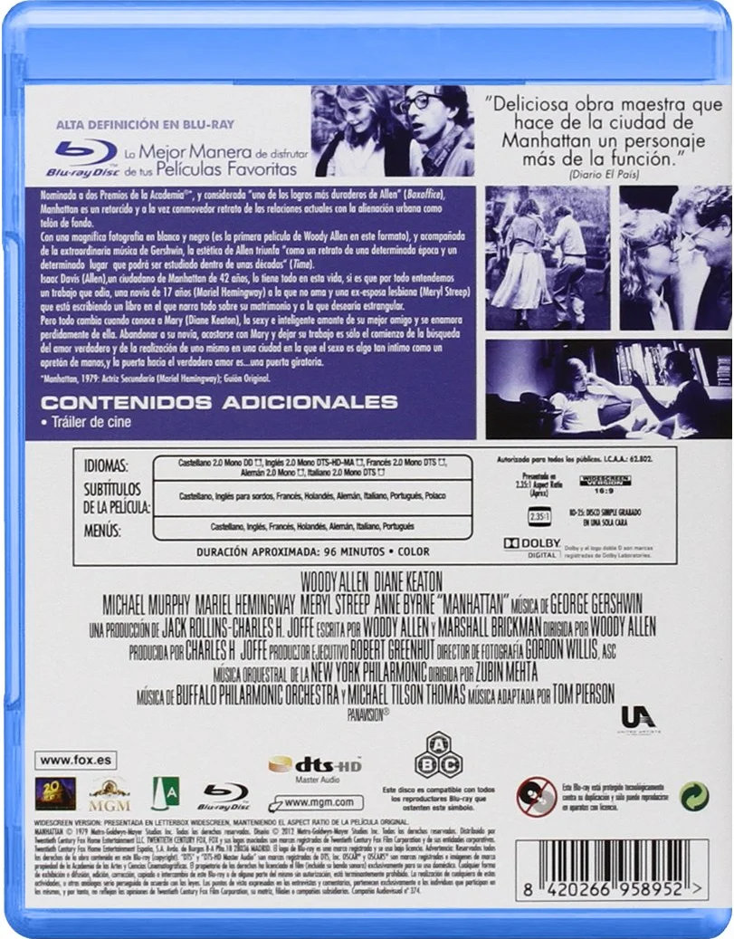 Manhattan Blu-Ray Blu-ray