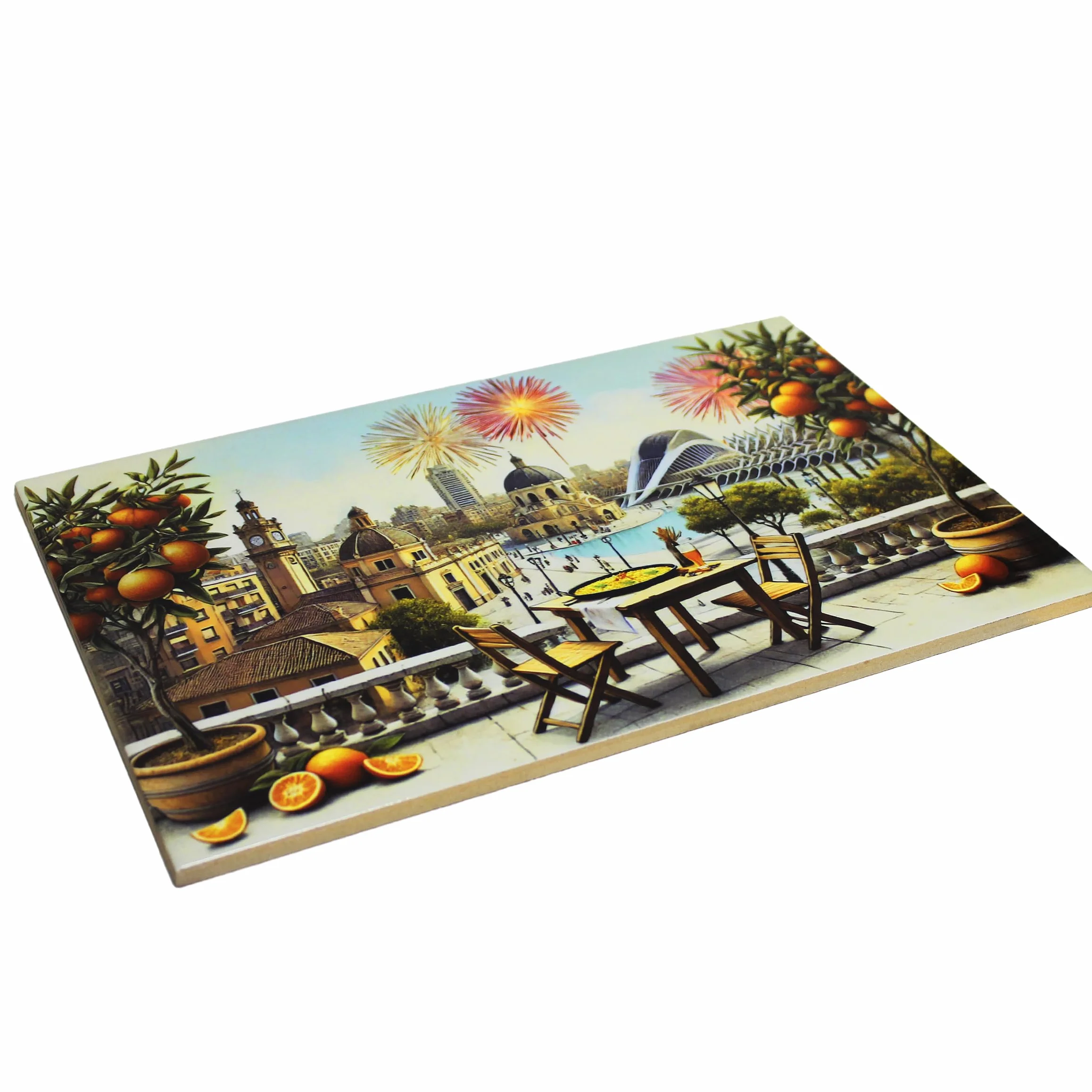 Azulejo rectangular 20x30cm personalizado con tu foto o texto | Azulejo decorativo | Crea tu propio azulejo o baldosa de cerámica