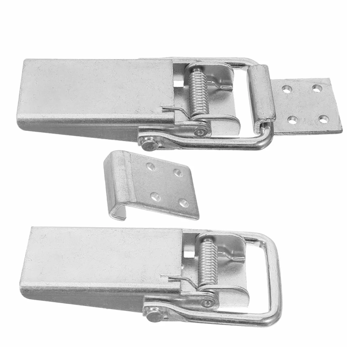 DOITOOL Pestillo de Resorte para Puerta de Remolque 2 Unidades Acero Inoxidable Alta Resistencia Cierre Seguro Accesorio para Caravanas y Camiones Compartimento de Carga