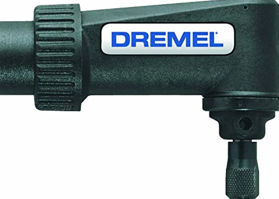 Dremel 575 Cabezal Angular - Adaptador de Broca de Àngulo Recto, Complemento Herramienta Rotativa, Profundidad de Trabajo 6 cm