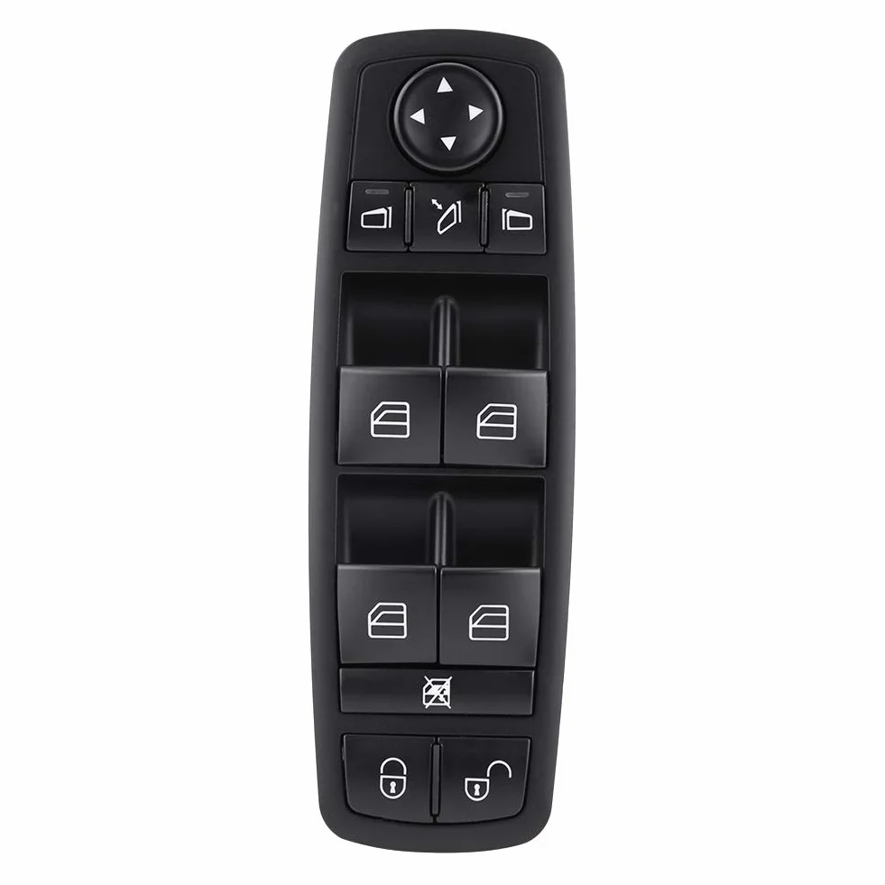 Interruptor de Elevación de Ventana, Yctze 1698206710 Interruptor de Ventana Principal Eléctrico para W169 Clase A W245 Clase B