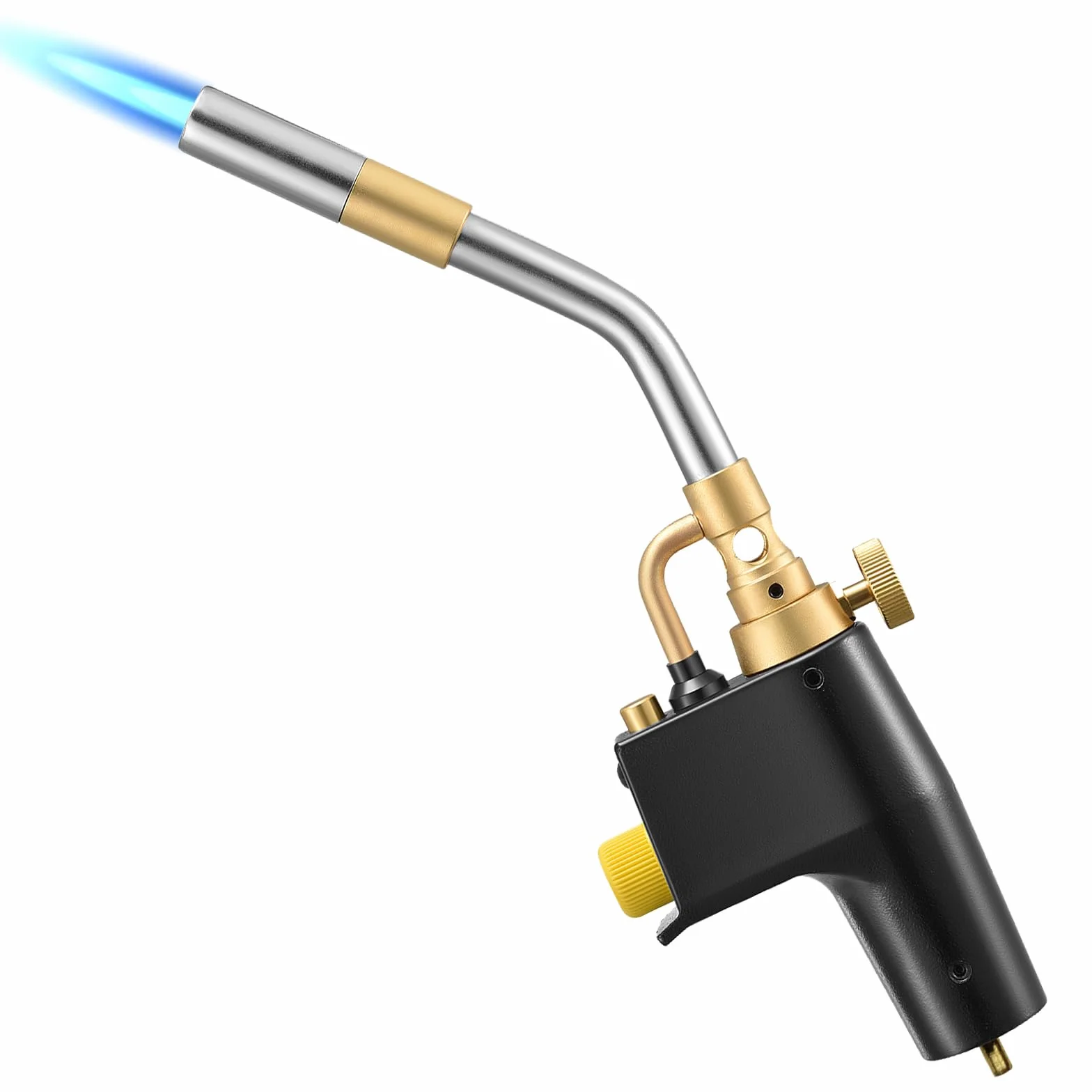 Antorcha de propano MAPP, Antorcha de Gas con Intensidad de Llama Ajustable, Soldadura a Gas para Plomería, Soldadura, Quemador de Malezas, Soldadura de Techos, Parrillas y Encendido