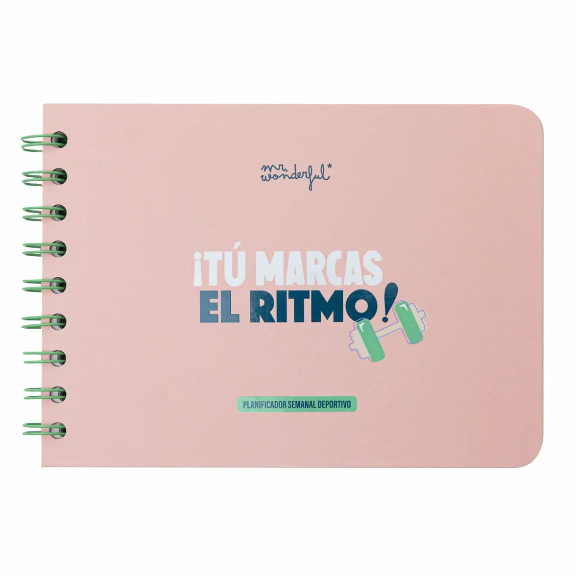 Mr. Wonderful Planificador semanal deportivo 110 páginas