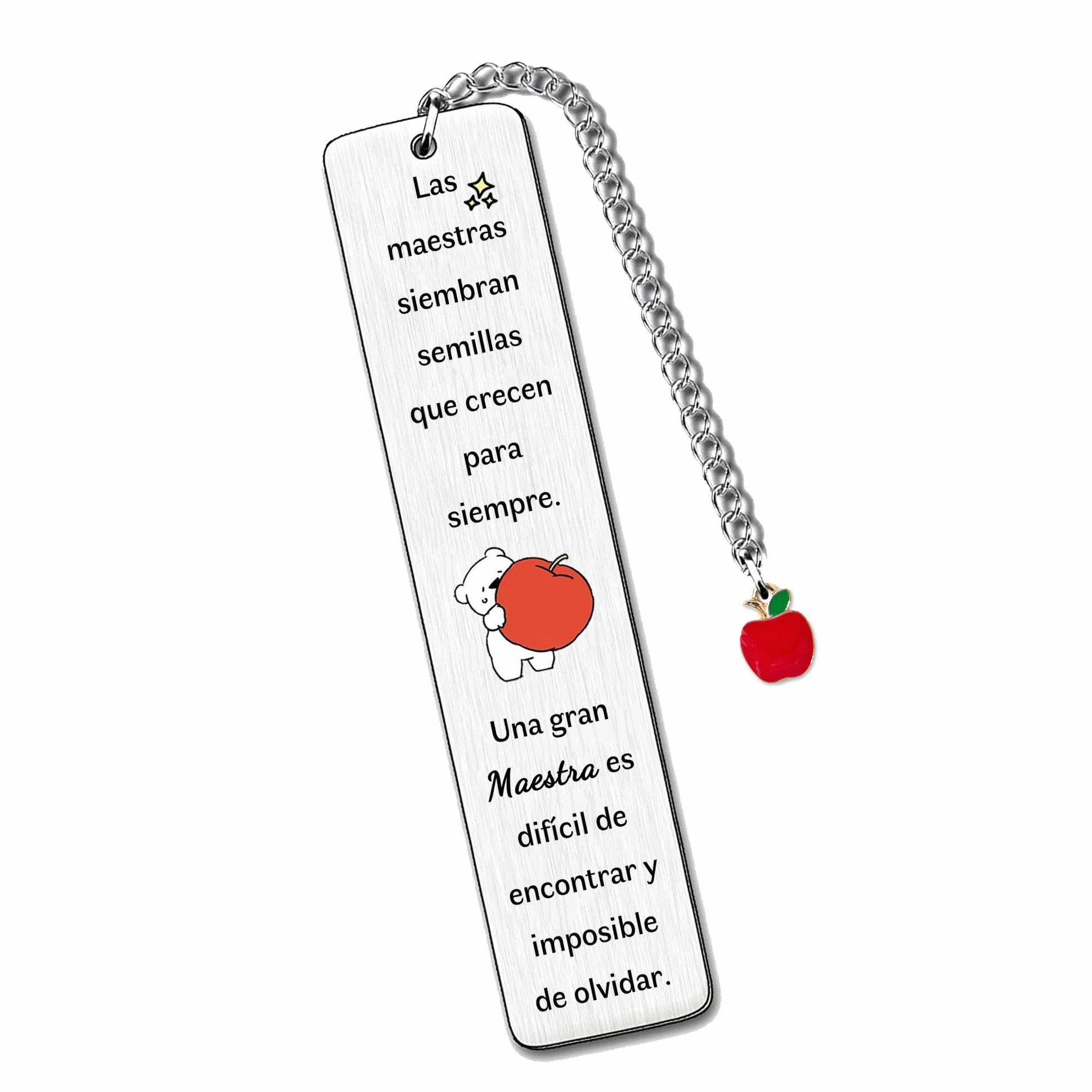 Marcadores de Libro Maestros Regalo Mujer Accesorio Gracias Recuerdo Cumpleaños Jubilación Navidad
