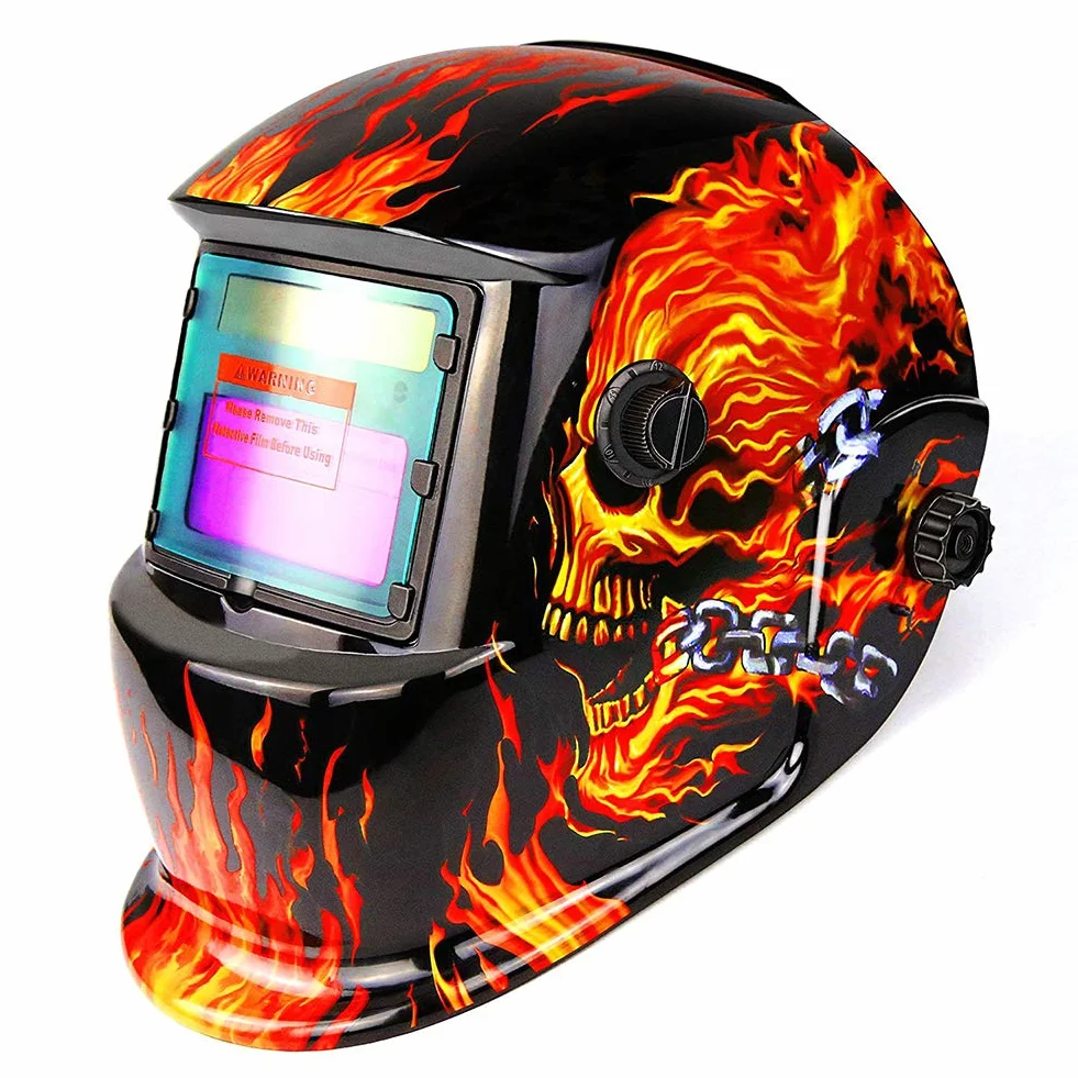 Soldadores MáScara Máscara de soldadura Mascarilla solar de soldadura Automática Automática Solar Auto Darking Ajustable Mascarilla eléctrica Máscara de soldadura Accesorio de soldadura Careta Soldar