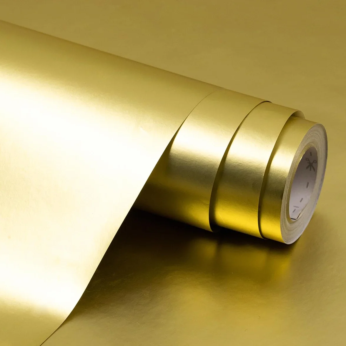Rollo de papel de regalo dorado mate 43 cm x 12 m para cumpleaños bodas fiestas