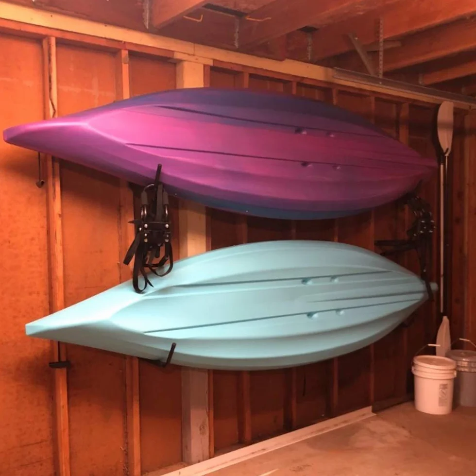 Ganchos de Almacenamiento Pesado Para Garaje, Estante Para Kayak de Brazo Jumbo de 38cm, Paquete de 6 Colgadores de Canoa de Ontaje en Pared