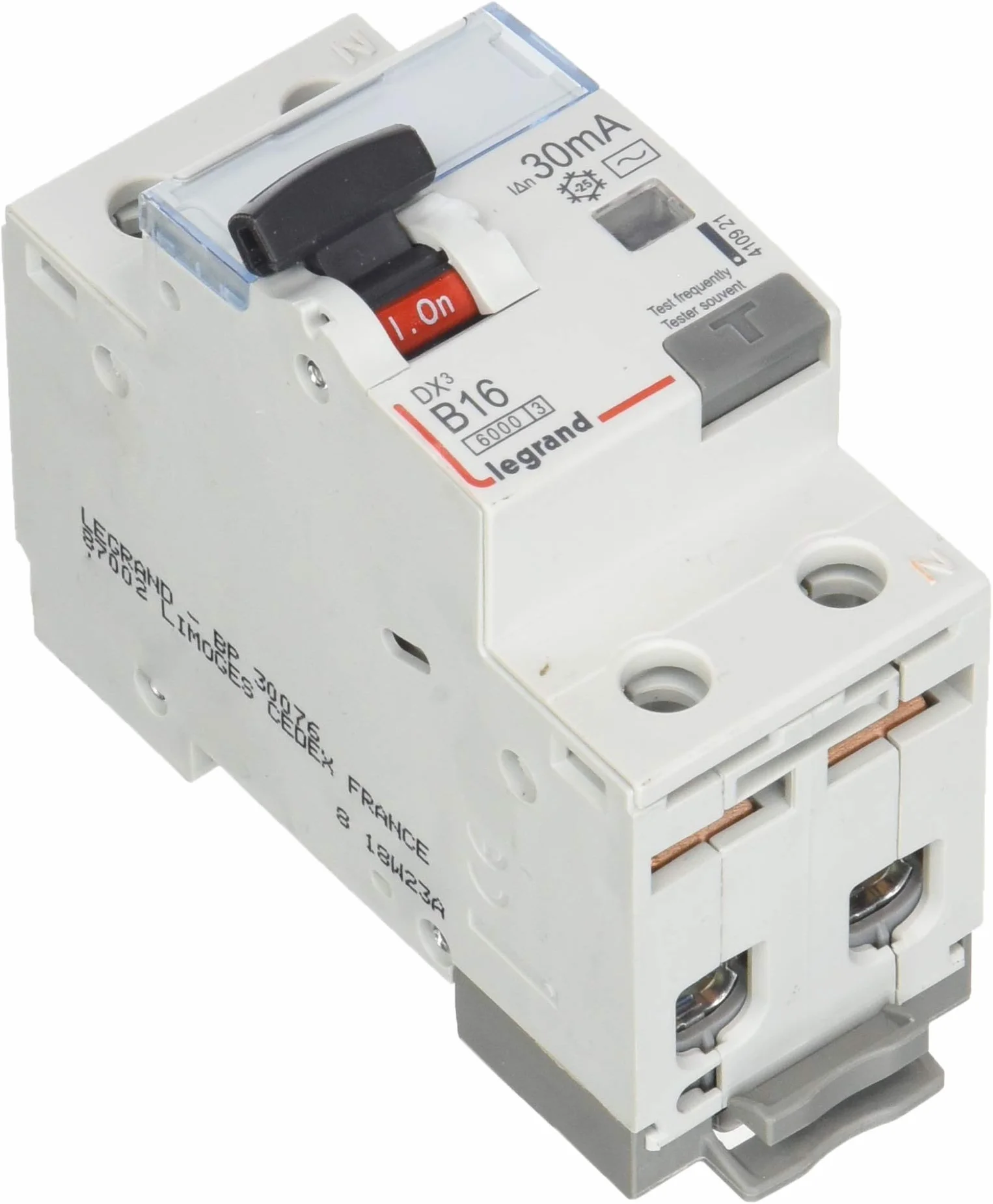 Legrand 410921 DX3 FILS B16A 1P+N 6KA 30MA AC