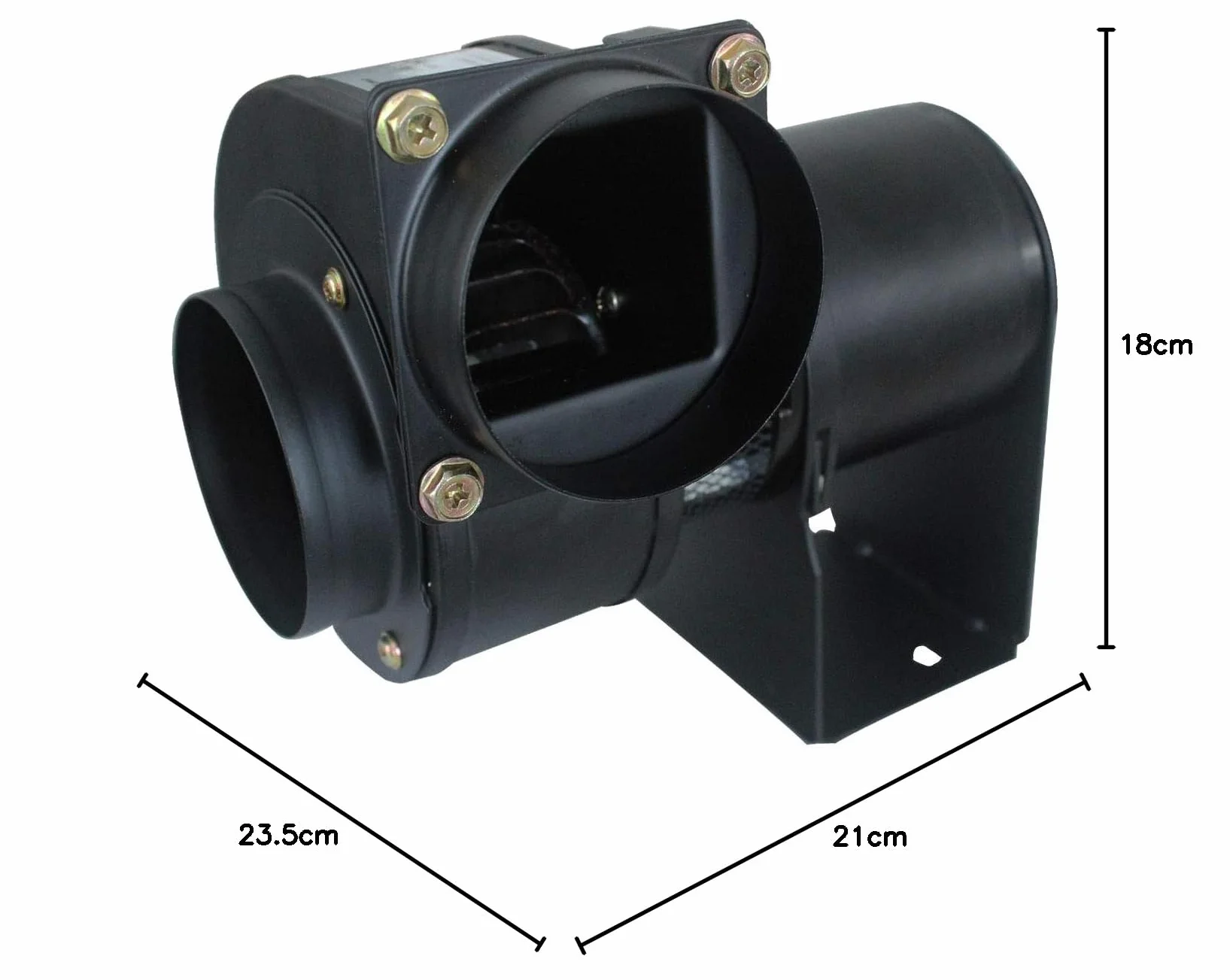 Ventilador centrifugo 220v motor extractor caldera radial max.200℃ ventilador estufa pellets industrial 25w 45w 50w (25W)