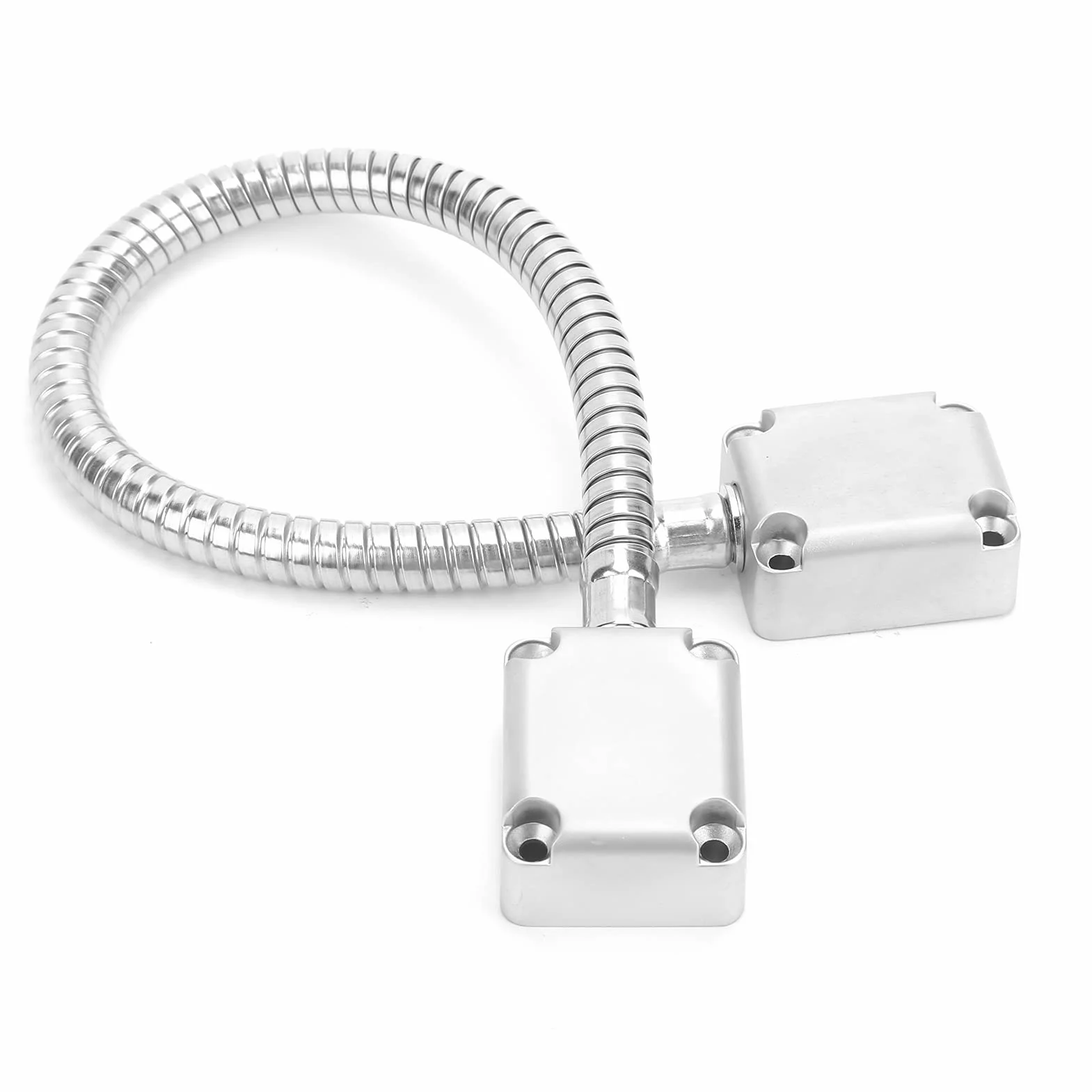 Protector de Cable de Alambre de Acero Inoxidable 401 - Tubo Corrugado para Puerta Blindada, Control de Acceso de Montaje Expuesto