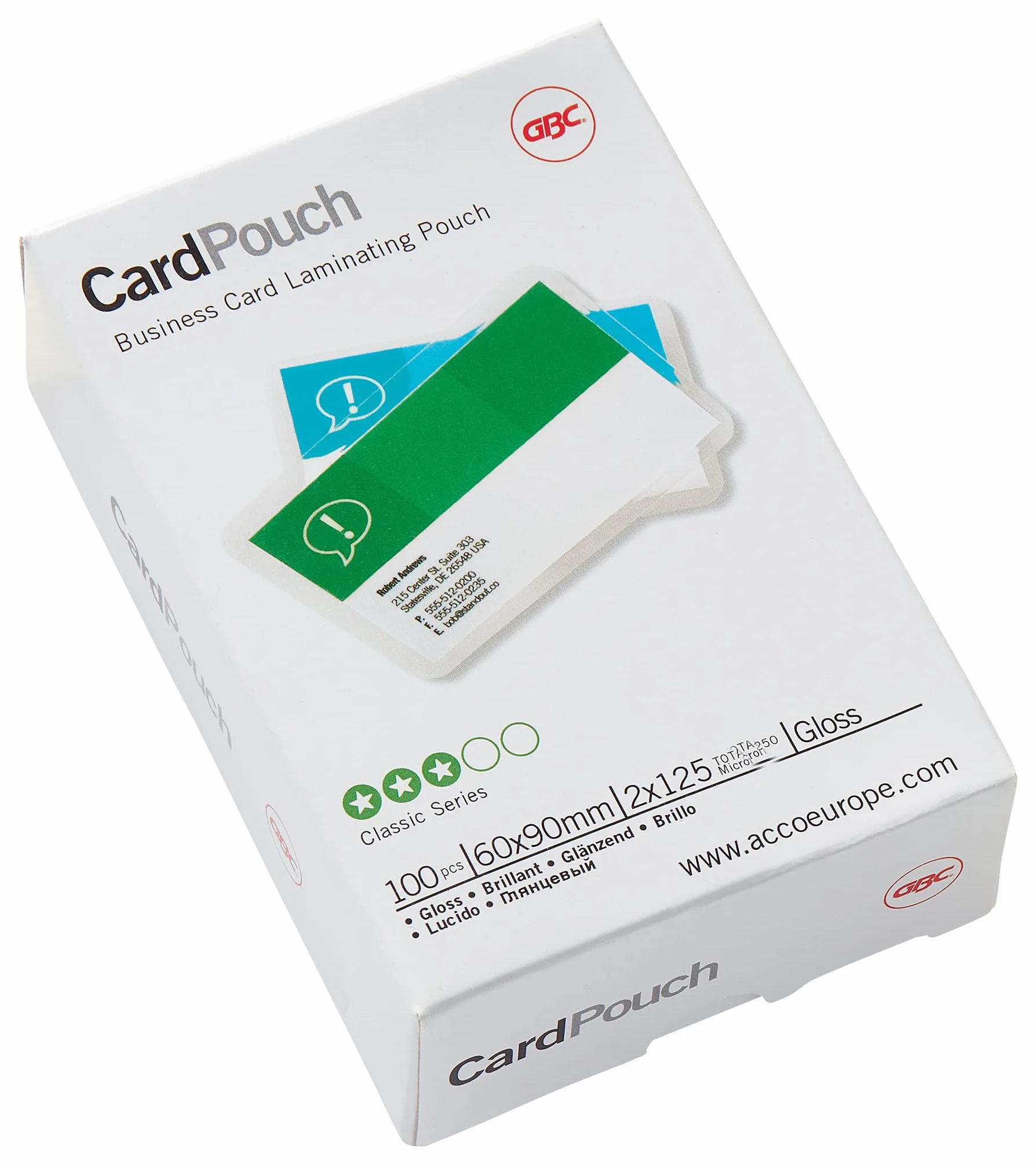 GBC Carteras NIF 60x90 125 Micras Caja 100