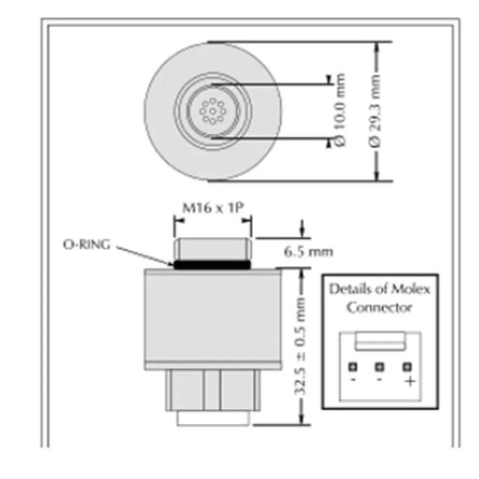 Sensor De Oxígeno AO-02 Detector De Gas Compatible con AO2 AA428-210 AO2PTB-18.10